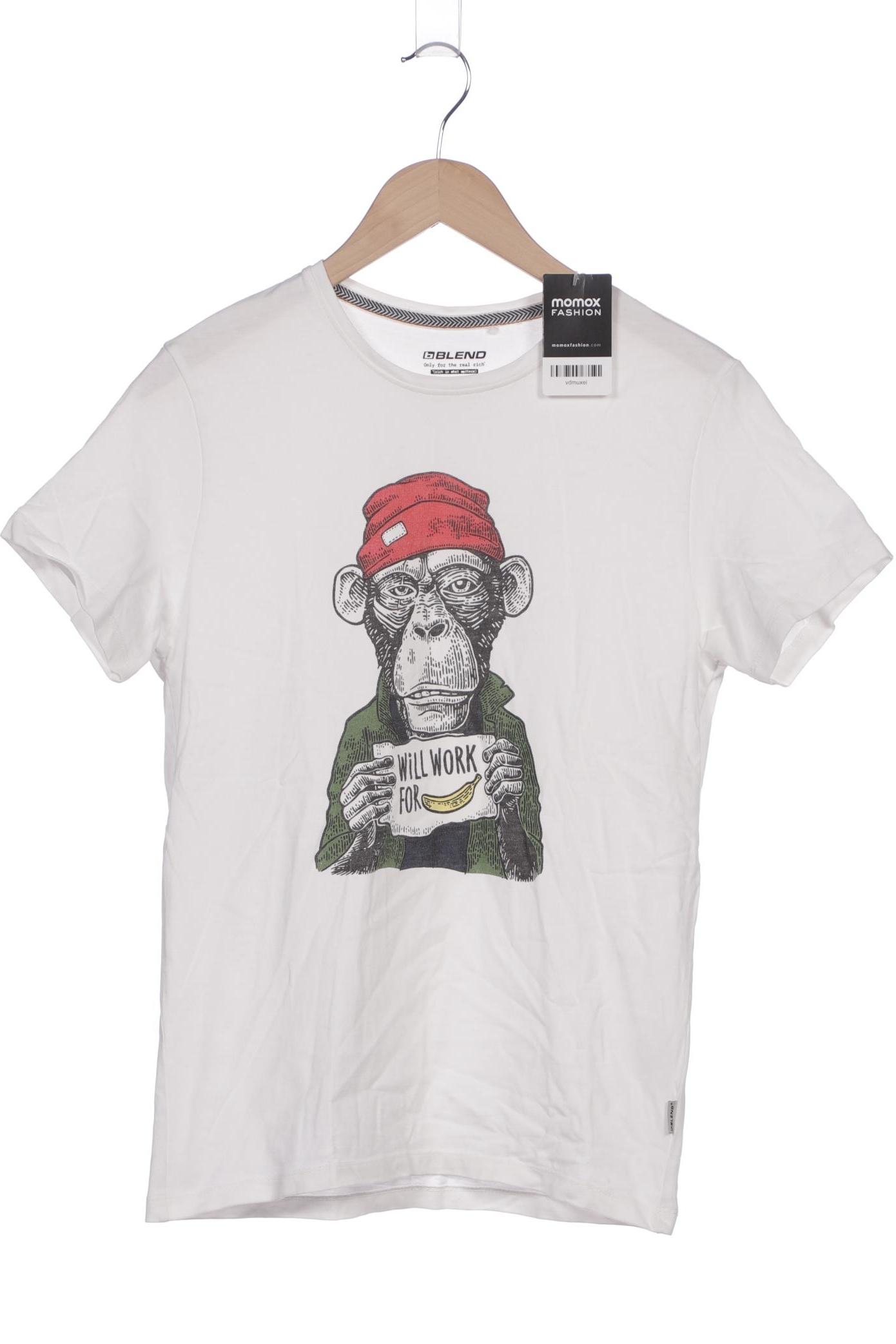 

Blend Herren T-Shirt, weiß, Gr. 46