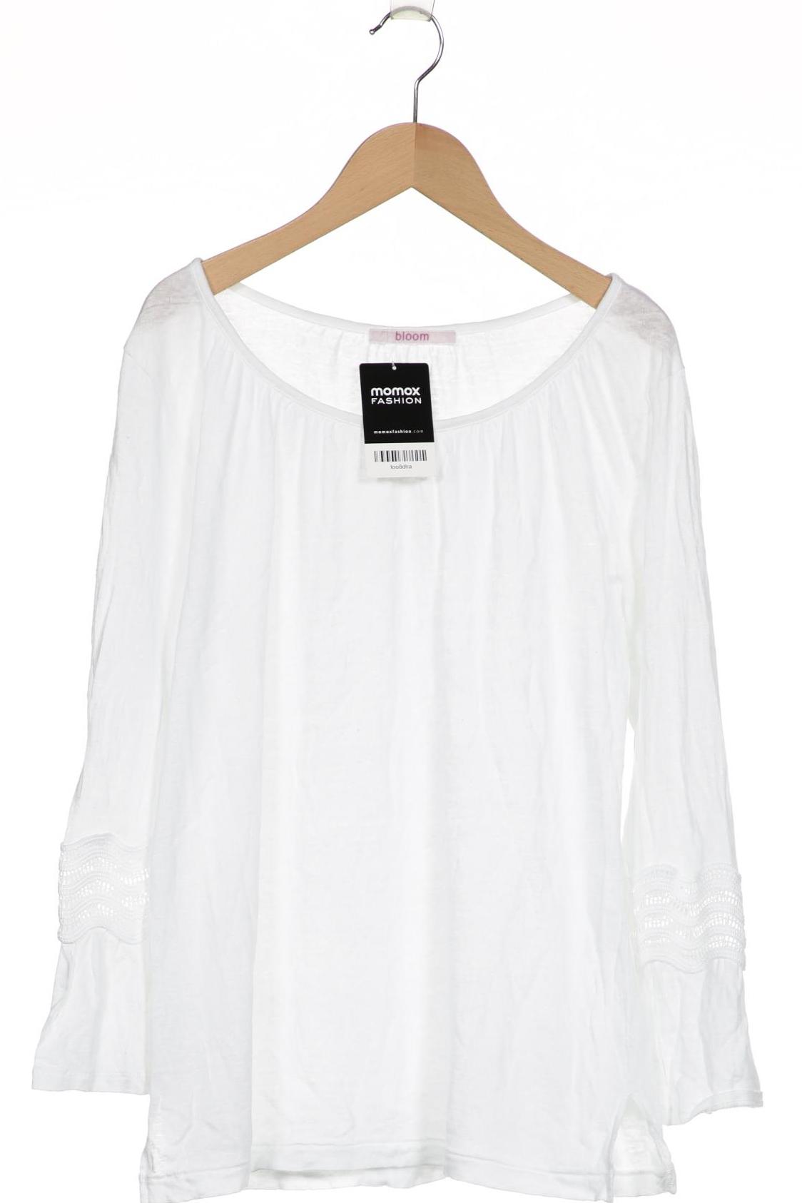 

bloom Damen Langarmshirt, weiß, Gr. 38
