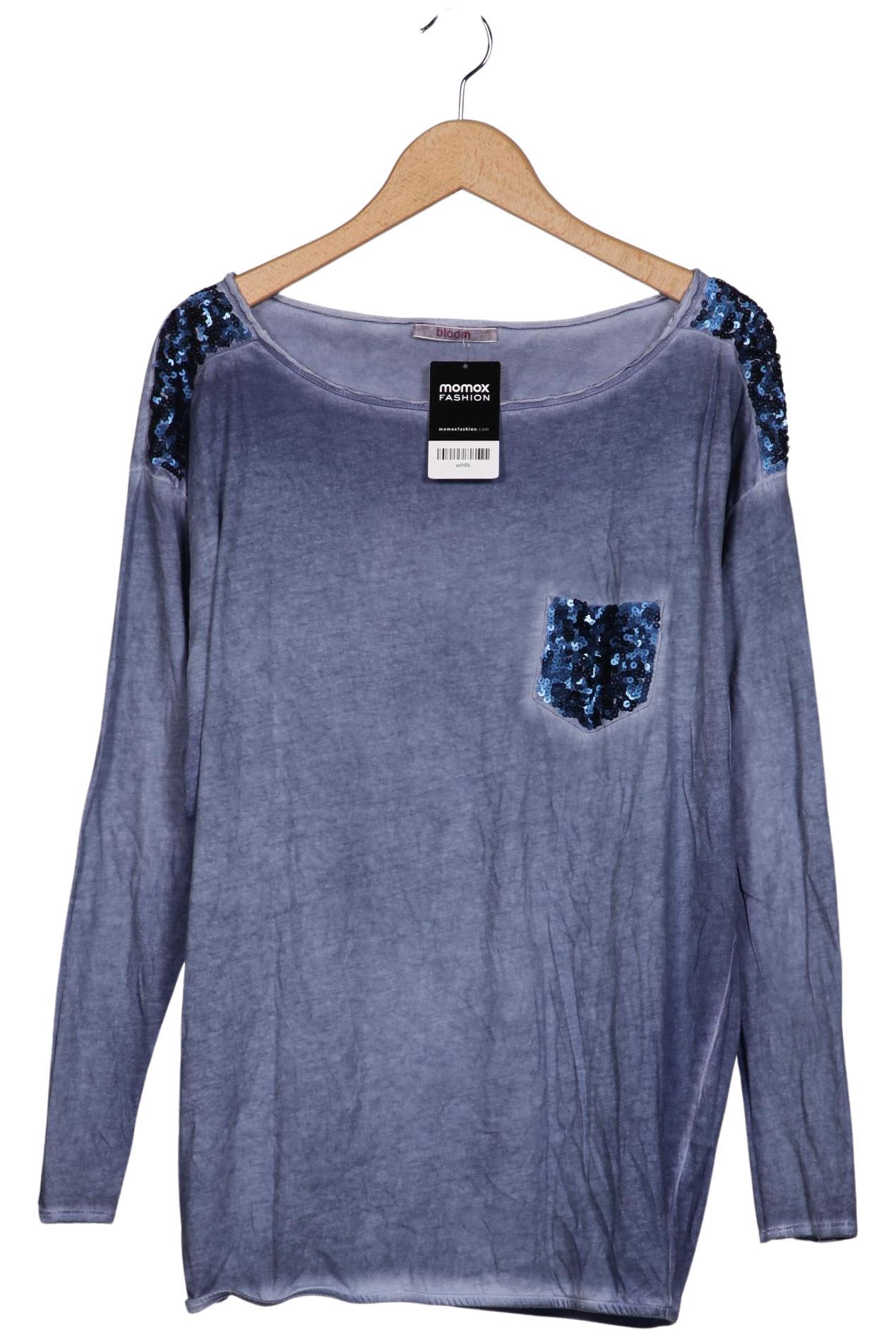 

bloom Damen Langarmshirt, blau, Gr. 42