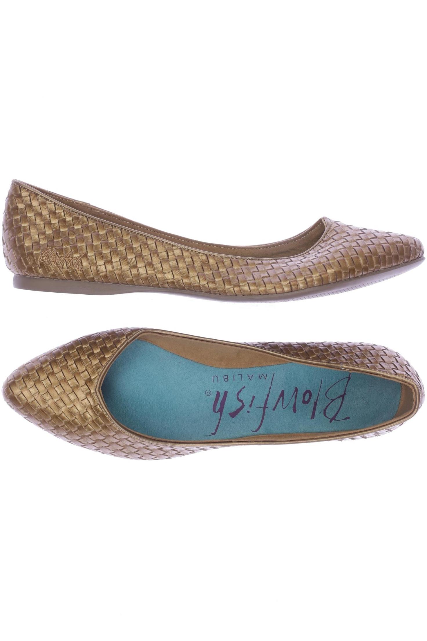 

Blowfish Damen Ballerinas, gold, Gr. 8.5