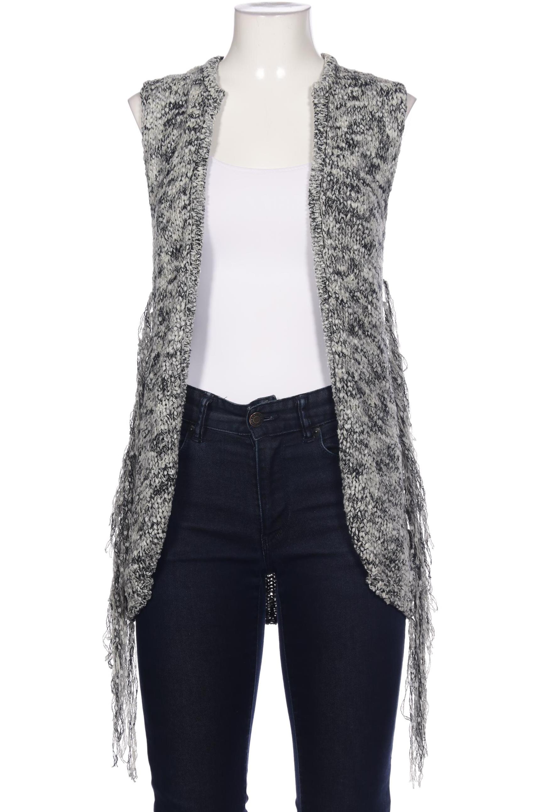 

blue seven Damen Strickjacke, grau, Gr. 36
