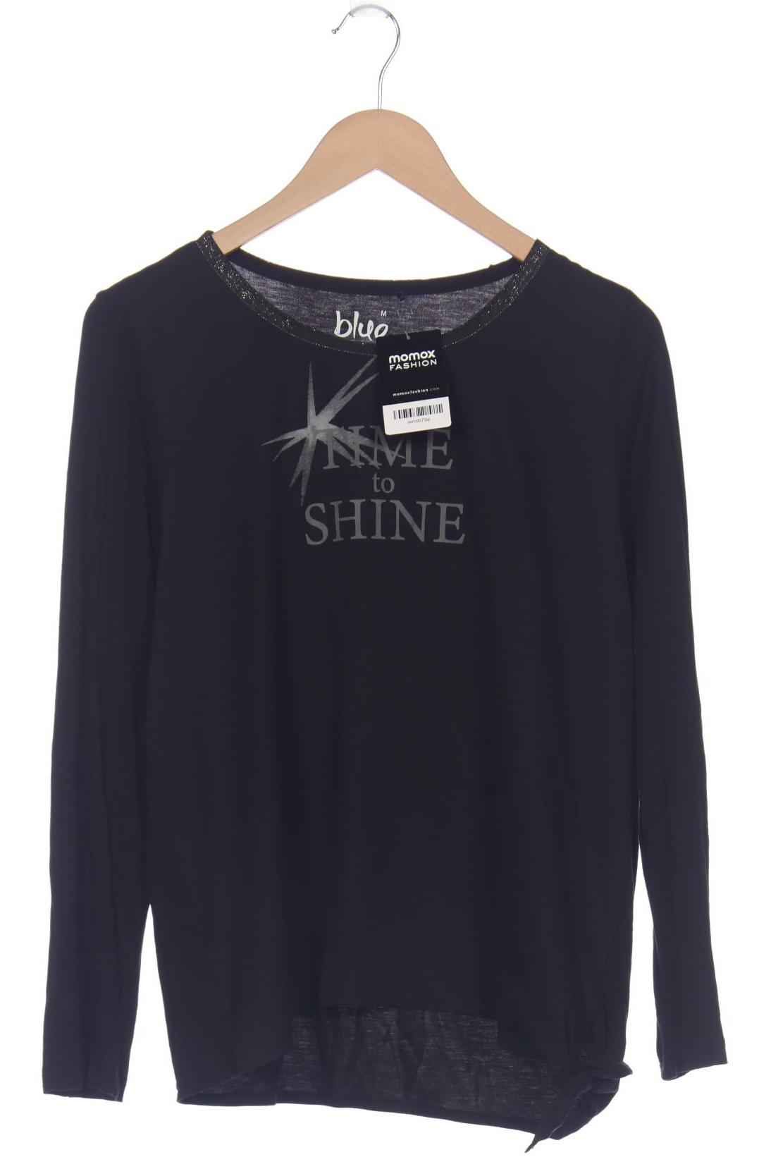 

blue seven Damen Langarmshirt, schwarz, Gr. 38
