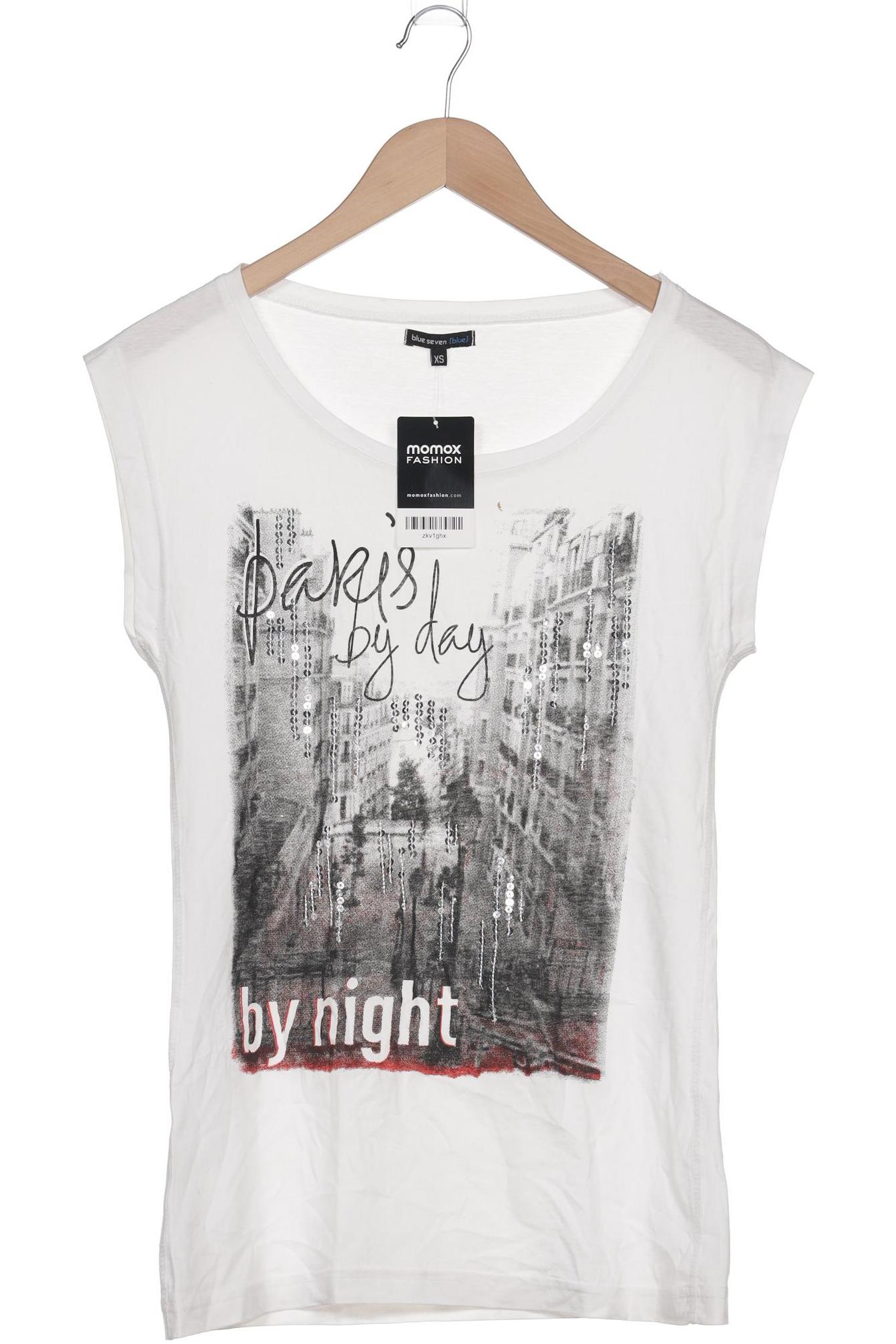 

blue seven Damen T-Shirt, weiß, Gr. 34