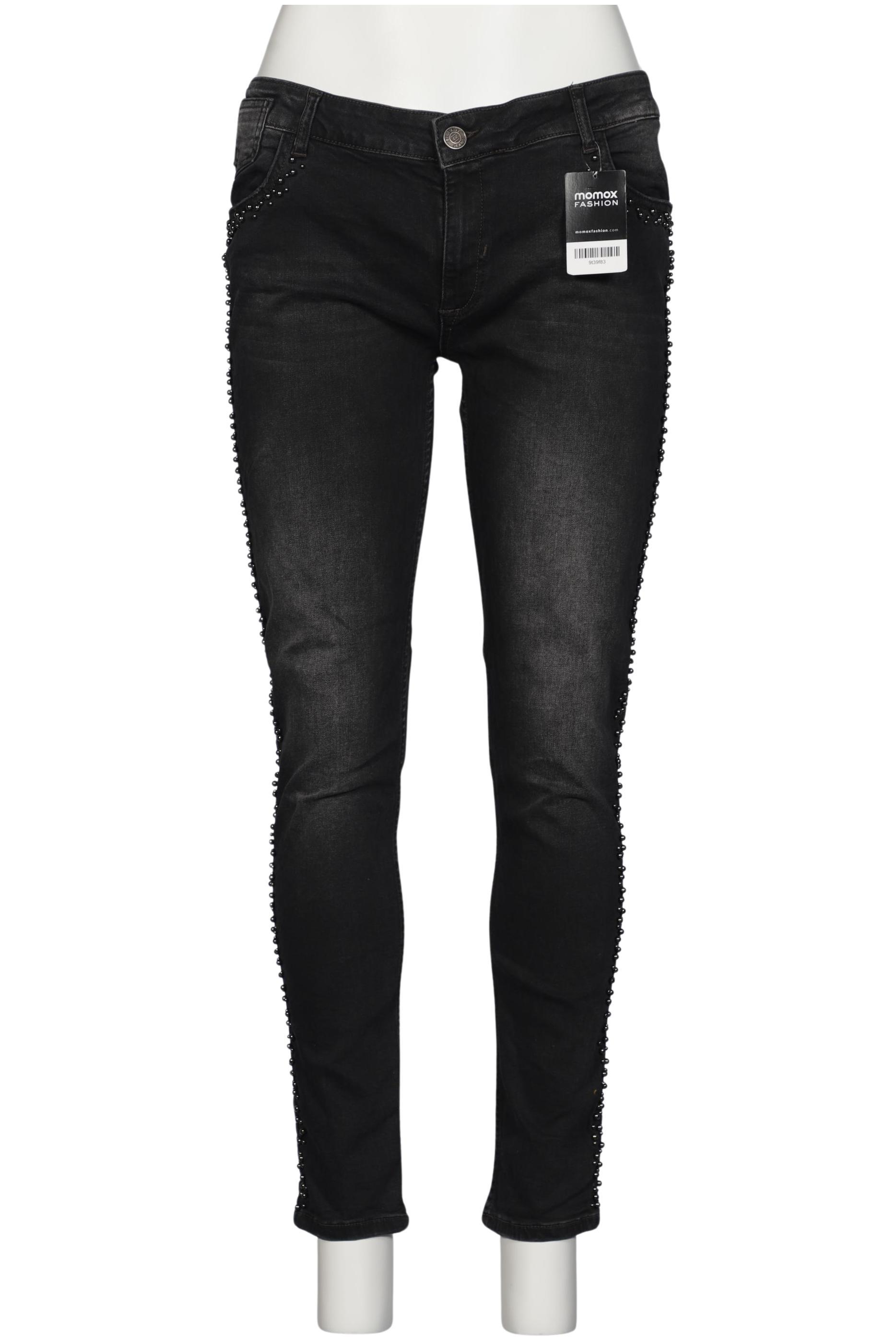 

blue seven Damen Jeans, schwarz, Gr. 32