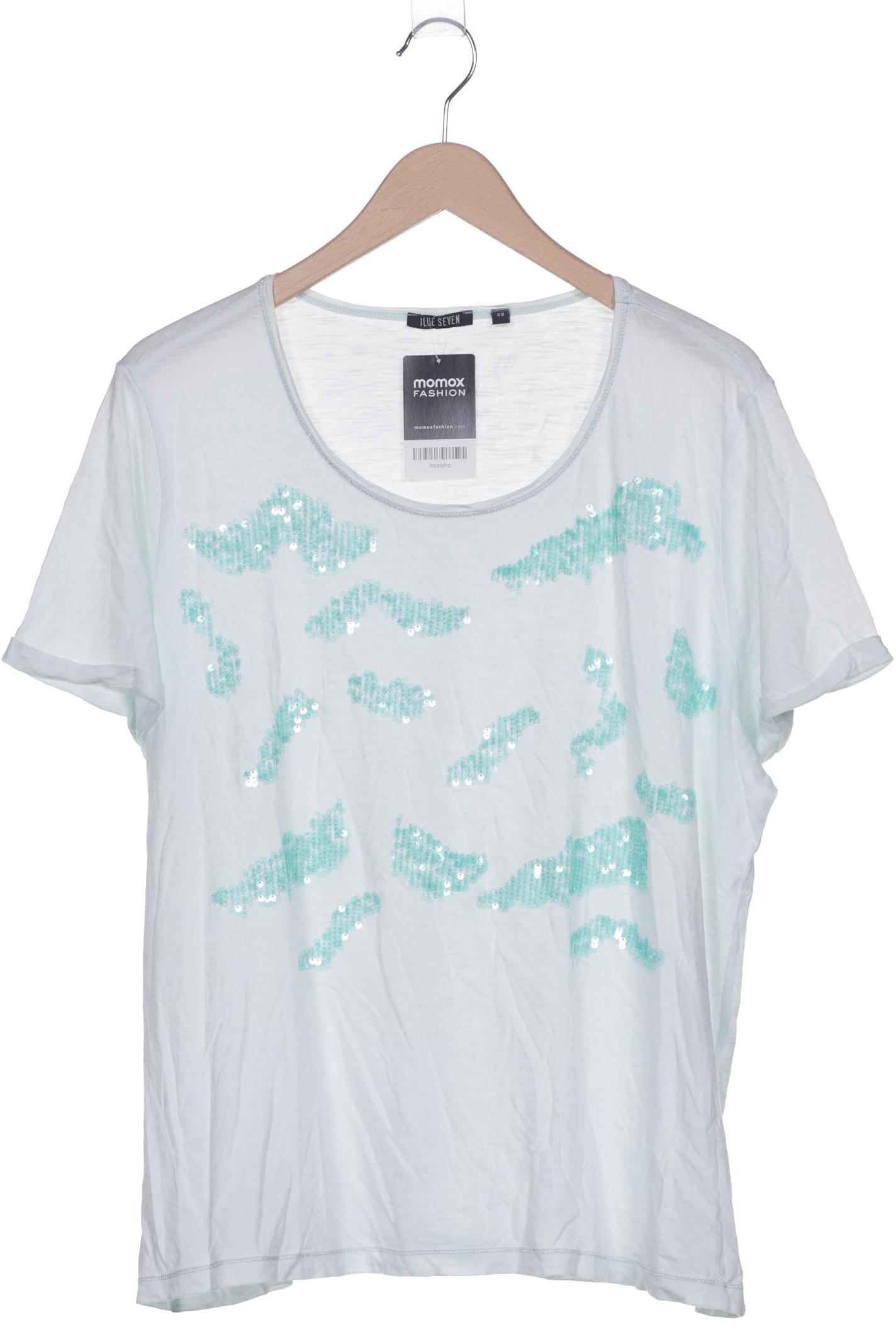 

blue seven Damen T-Shirt, türkis, Gr. 48