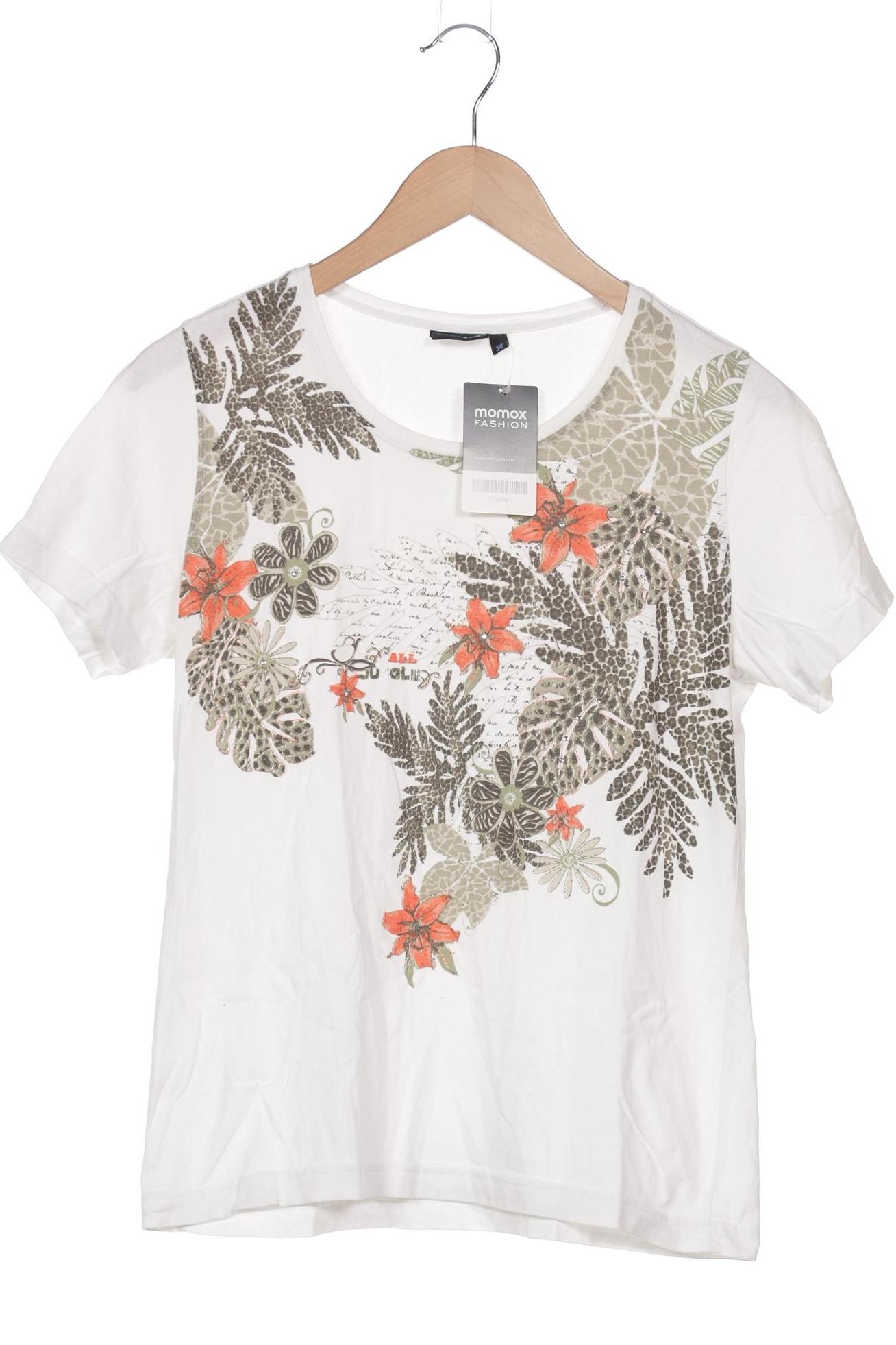 

blue seven Damen T-Shirt, weiß, Gr. 38