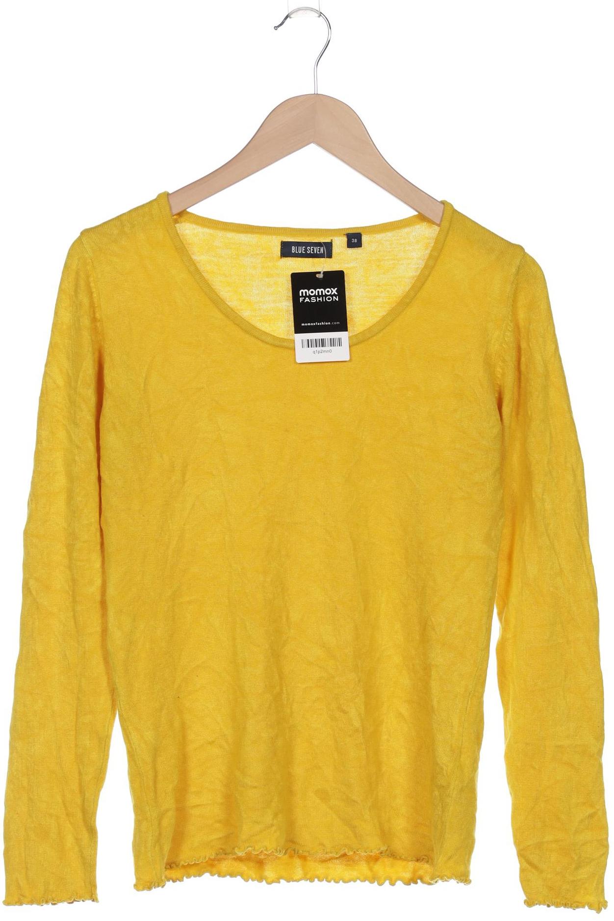 

blue seven Damen Pullover, gelb, Gr. 38