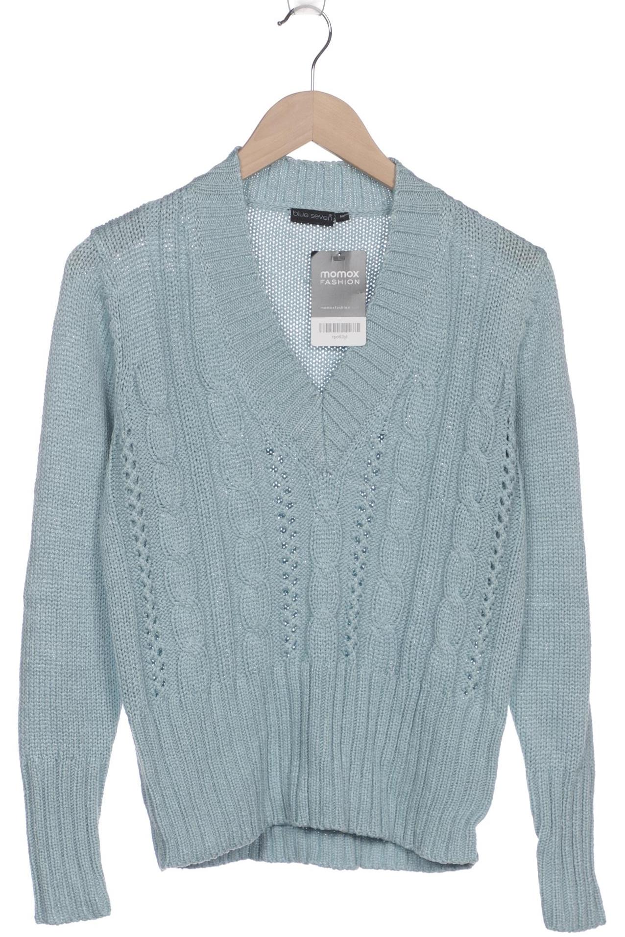 

blue seven Damen Pullover, türkis, Gr. 38