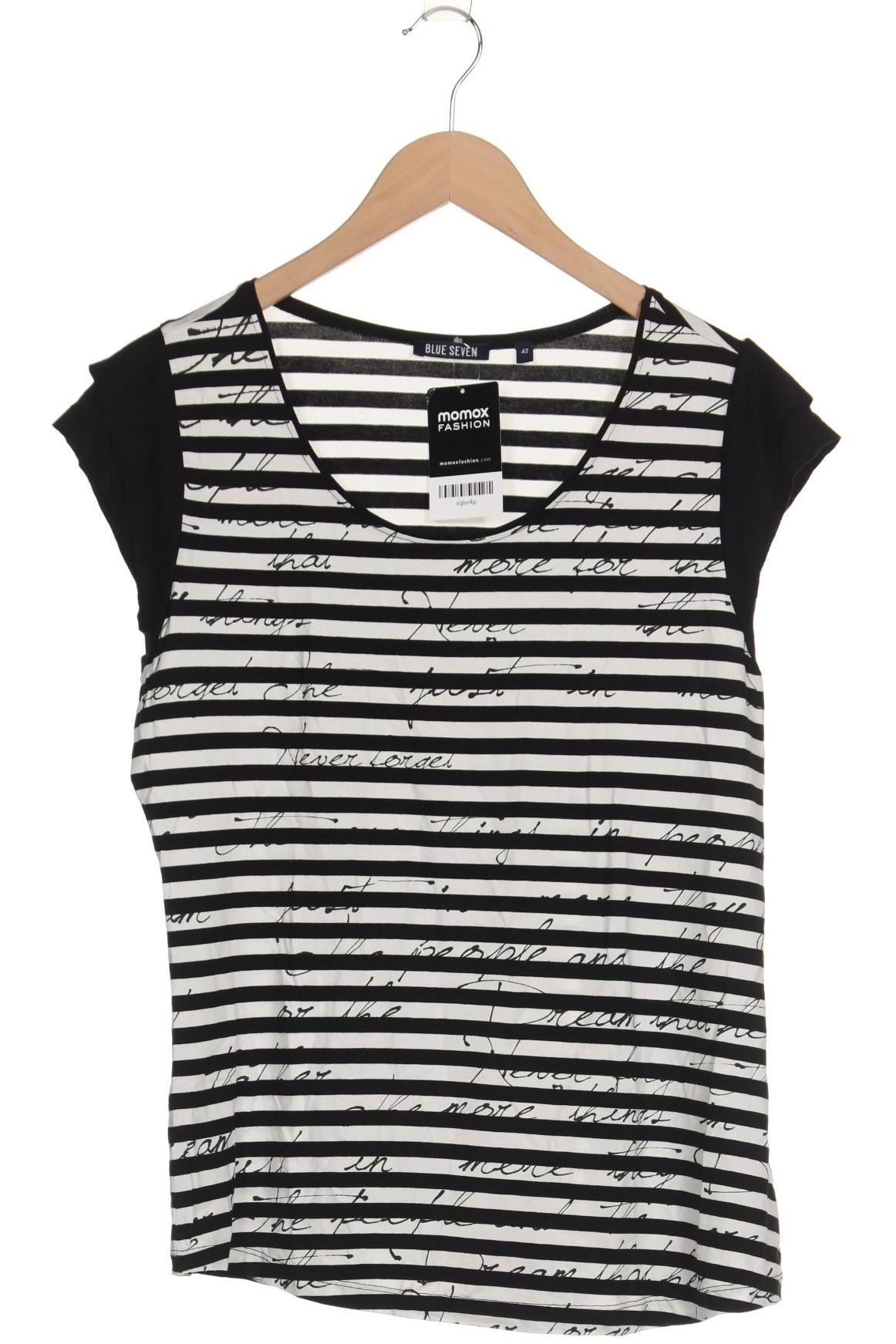 

blue seven Damen T-Shirt, schwarz, Gr. 42