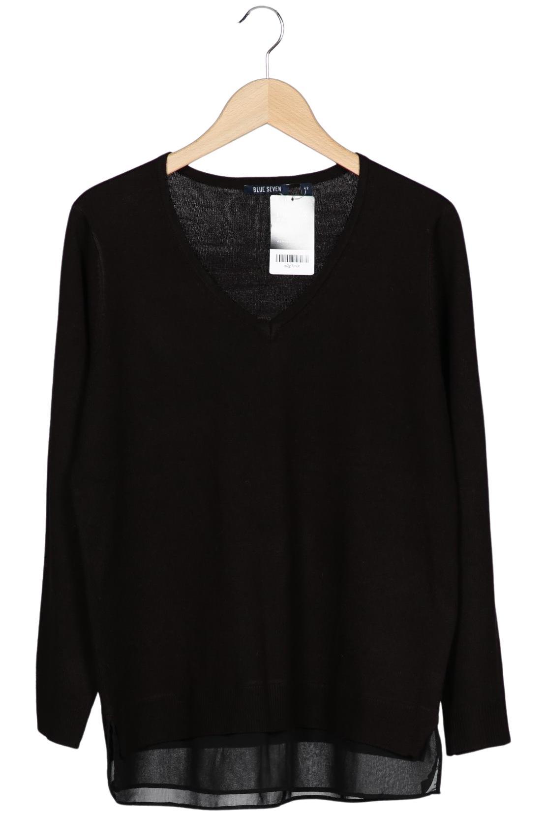 

blue seven Damen Pullover, schwarz, Gr. 42