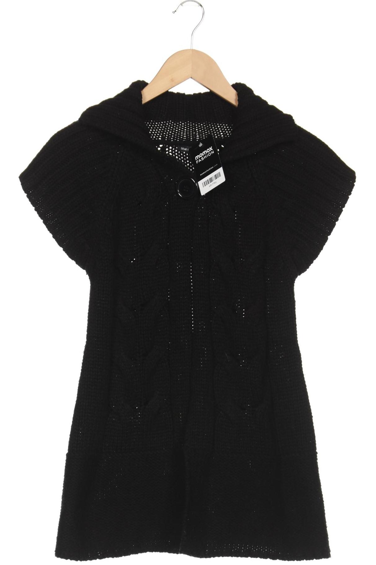 

blue seven Damen Strickjacke, schwarz