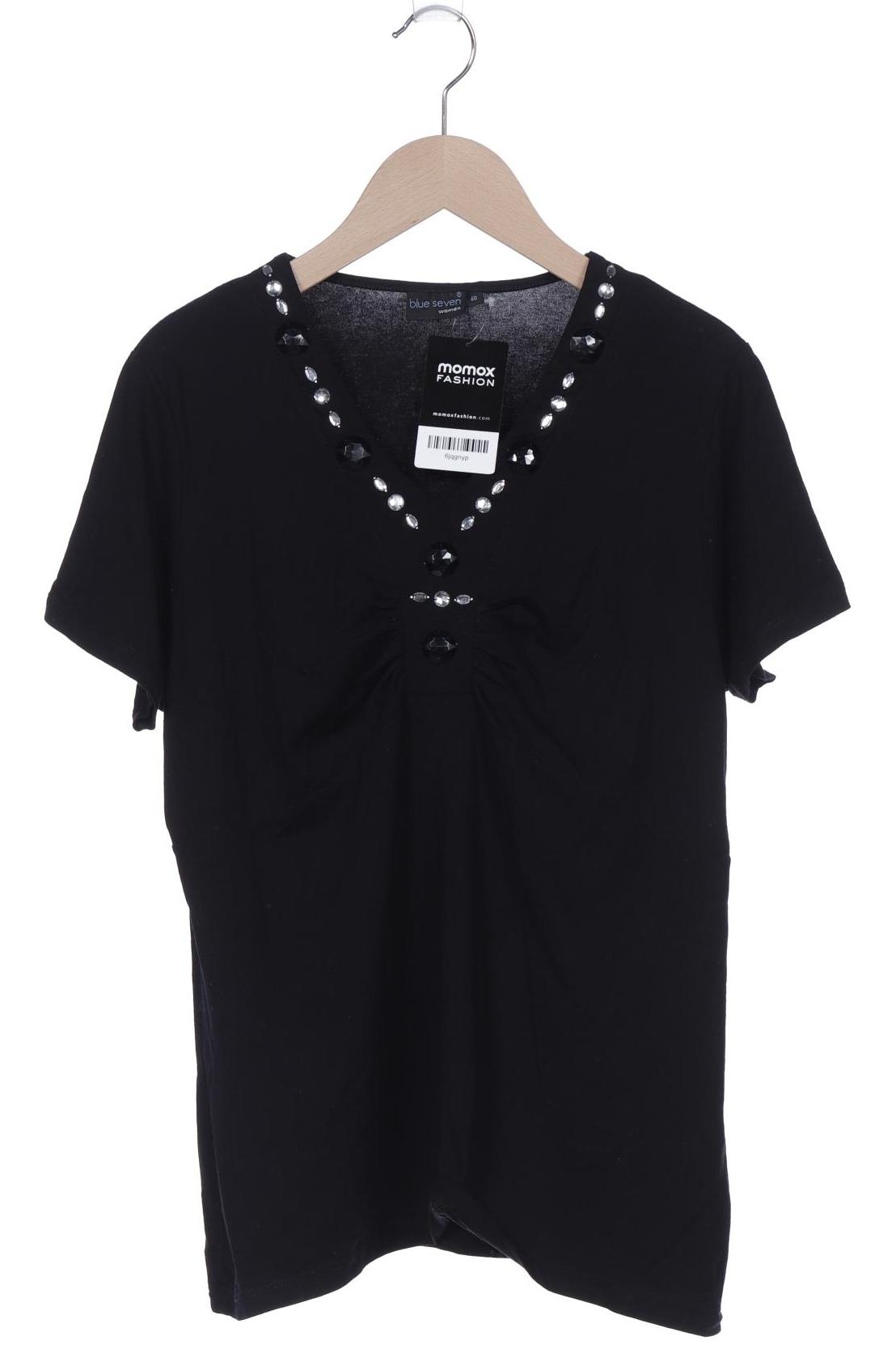 

blue seven Damen T-Shirt, schwarz, Gr. 40