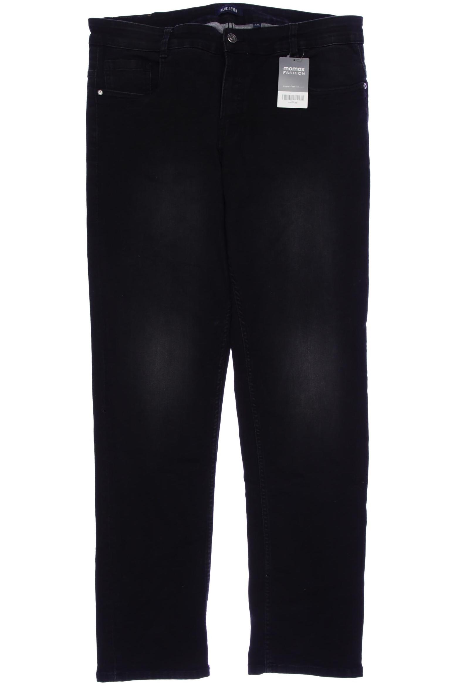 

blue seven Damen Jeans, schwarz, Gr. 0