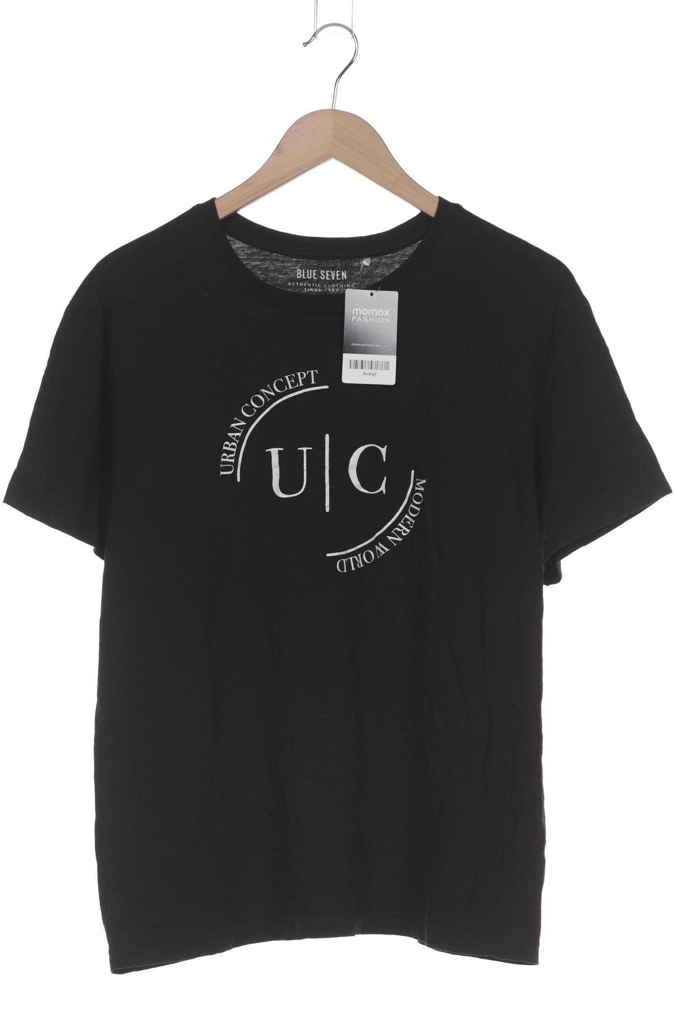 

blue seven Herren T-Shirt, schwarz, Gr. 52