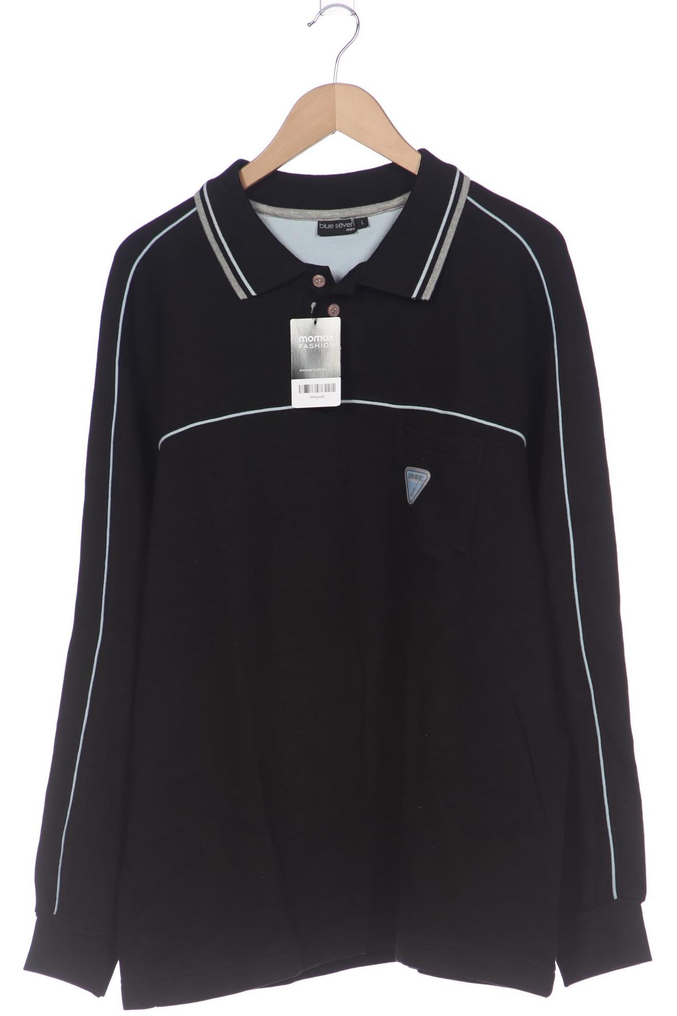 

blue seven Herren Poloshirt, schwarz, Gr. 52
