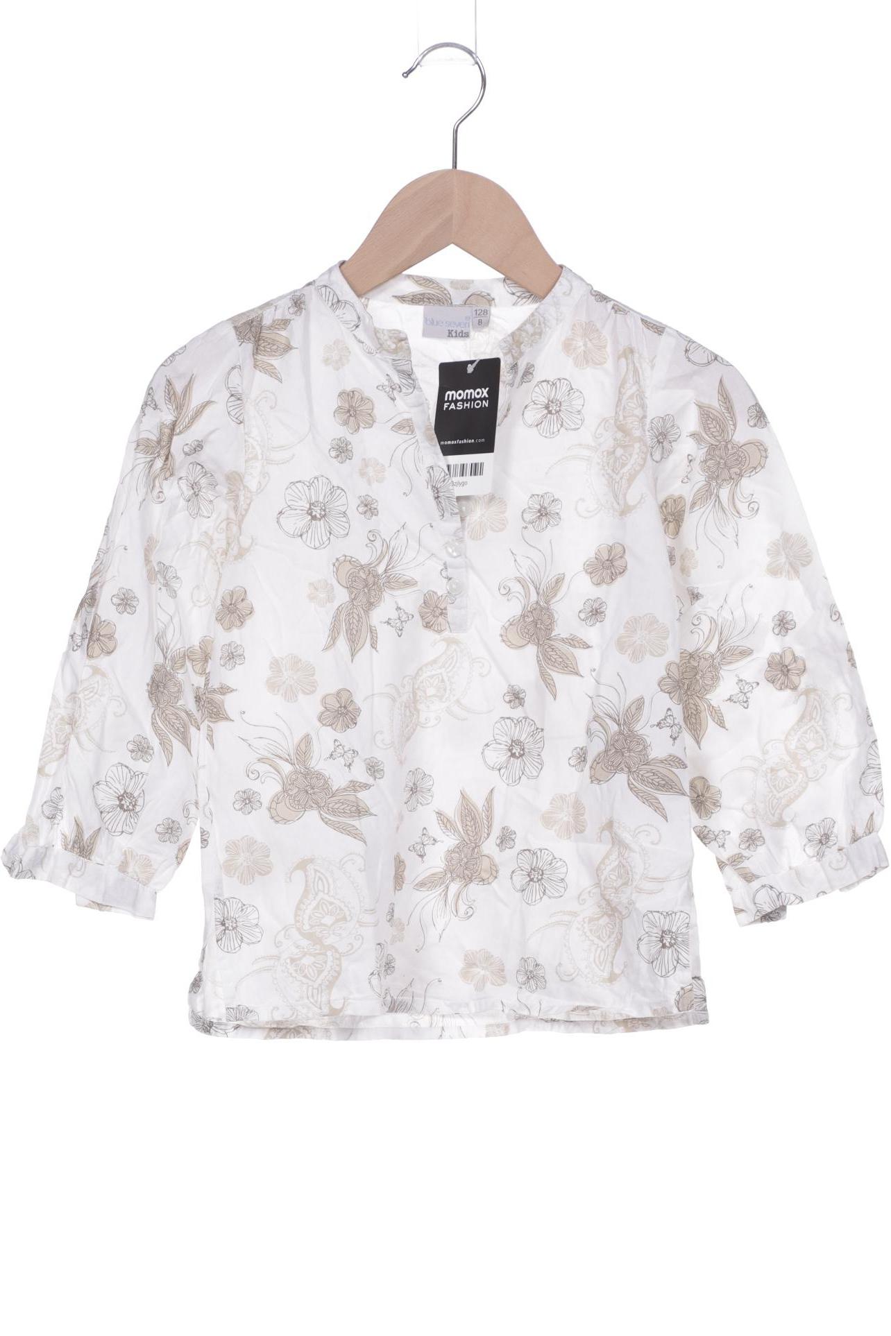 

blue seven Damen Bluse, weiß, Gr. 128