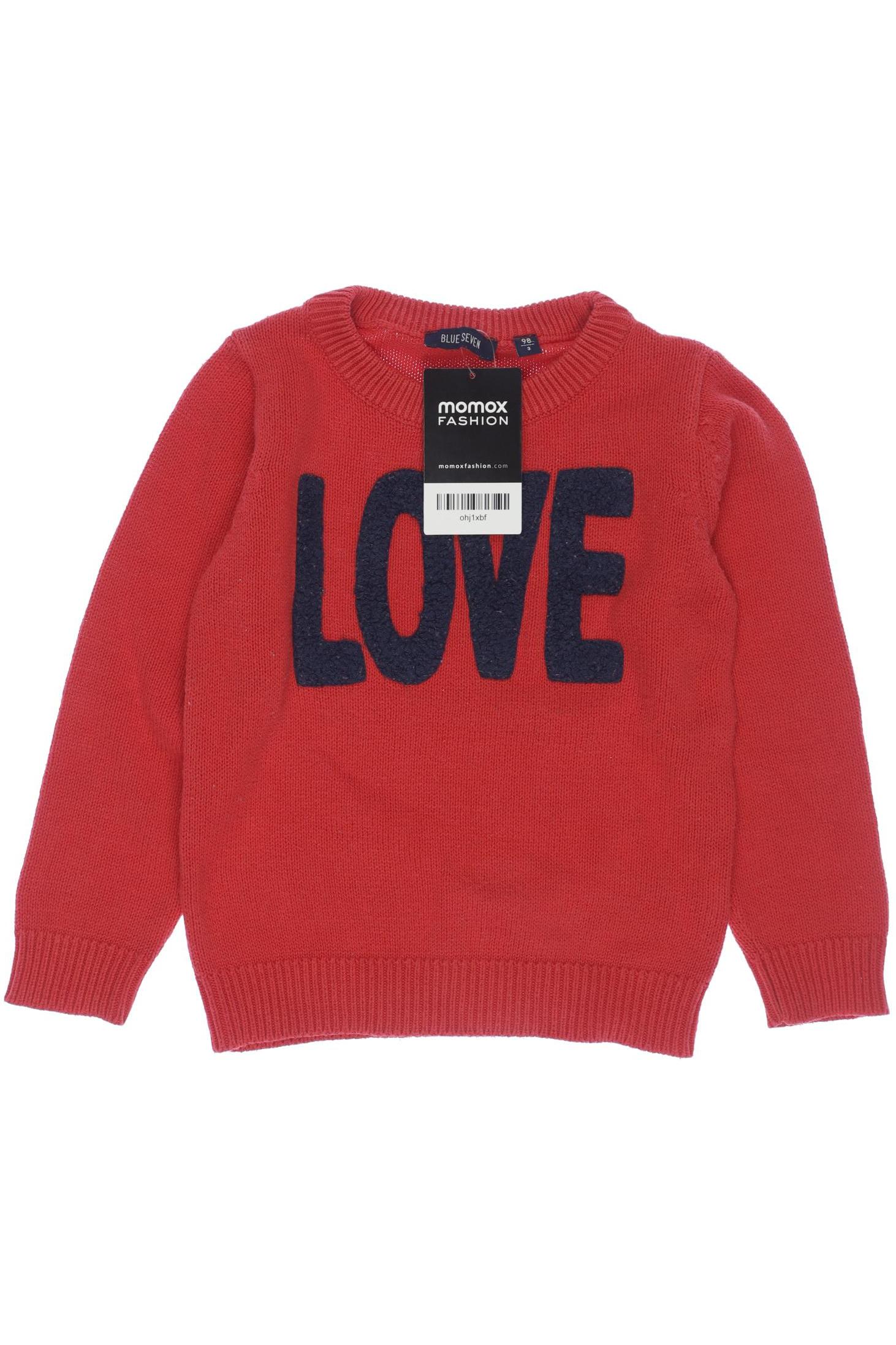 

blue seven Mädchen Pullover, rot, Gr. 98