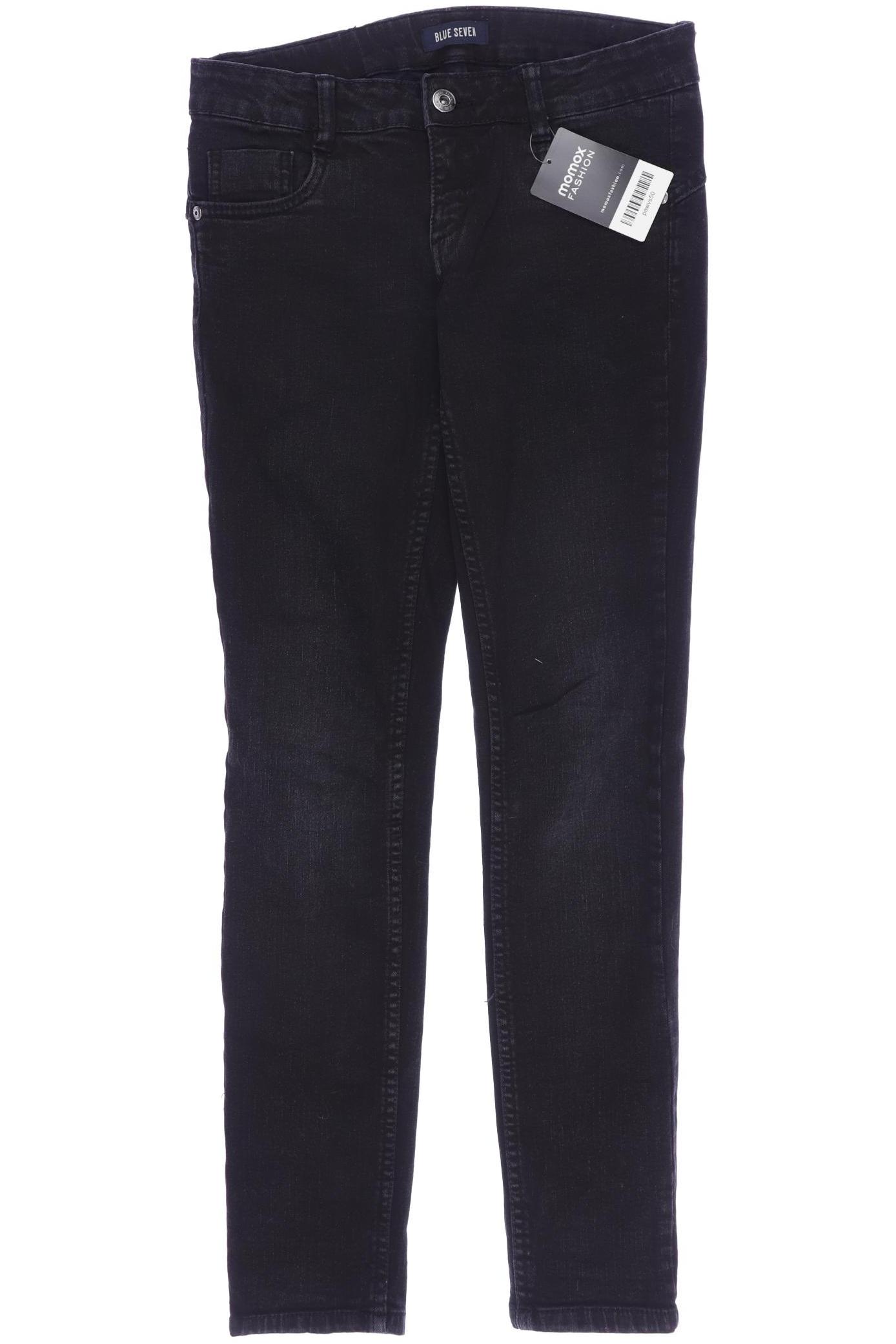 

blue seven Damen Jeans, schwarz, Gr. 152