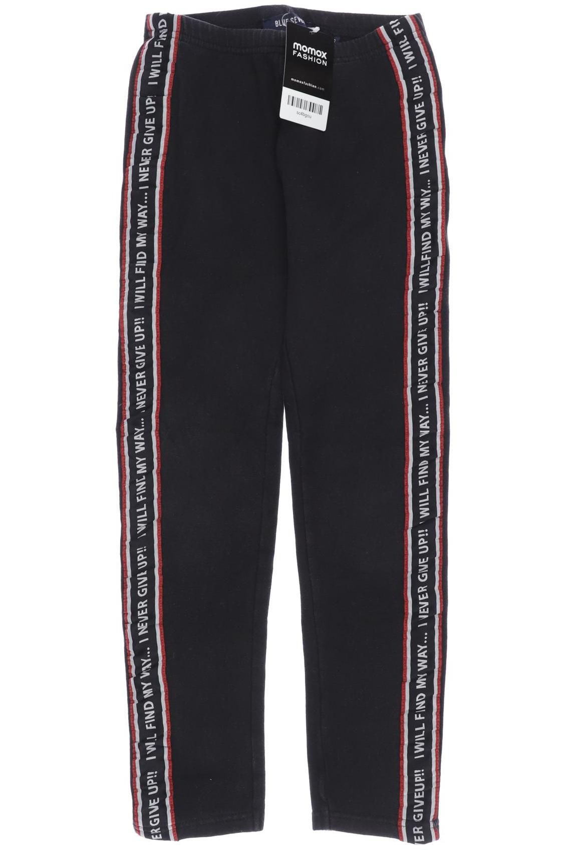 

blue seven Damen Stoffhose, schwarz, Gr. 140