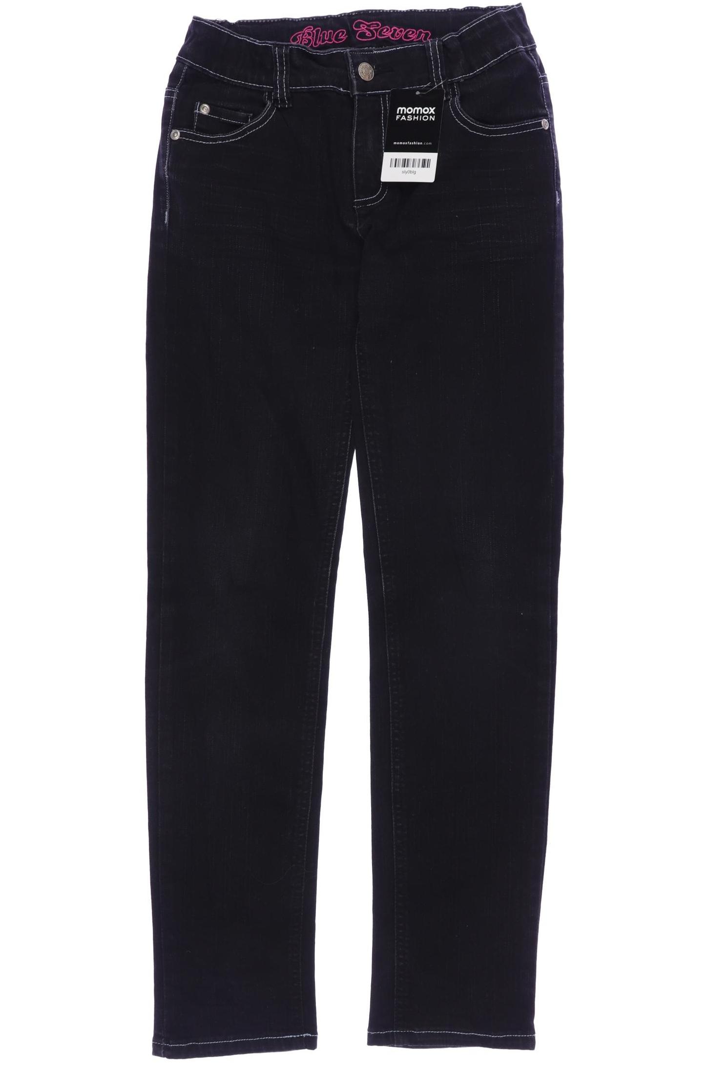 

blue seven Damen Jeans, schwarz, Gr. 158