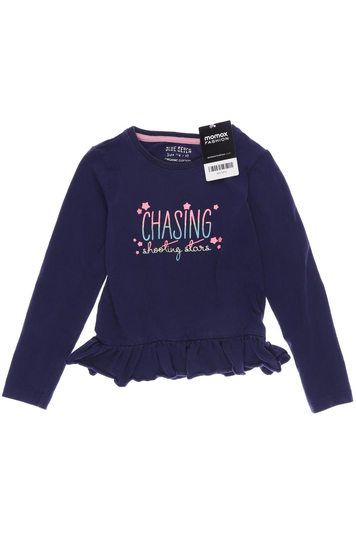 

blue seven Mädchen Langarmshirt, marineblau