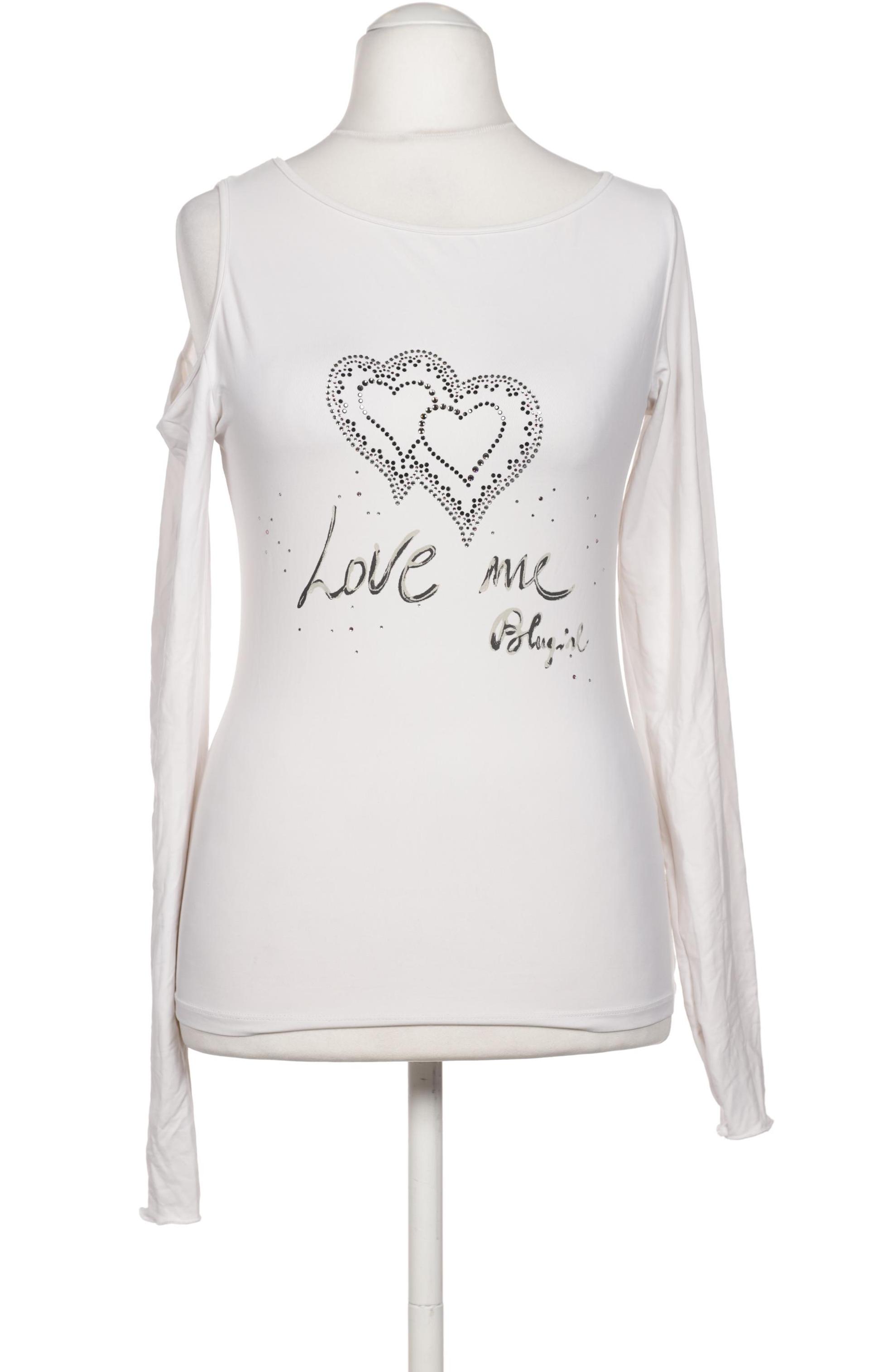 

blugirl Blumarine Damen Langarmshirt, weiß