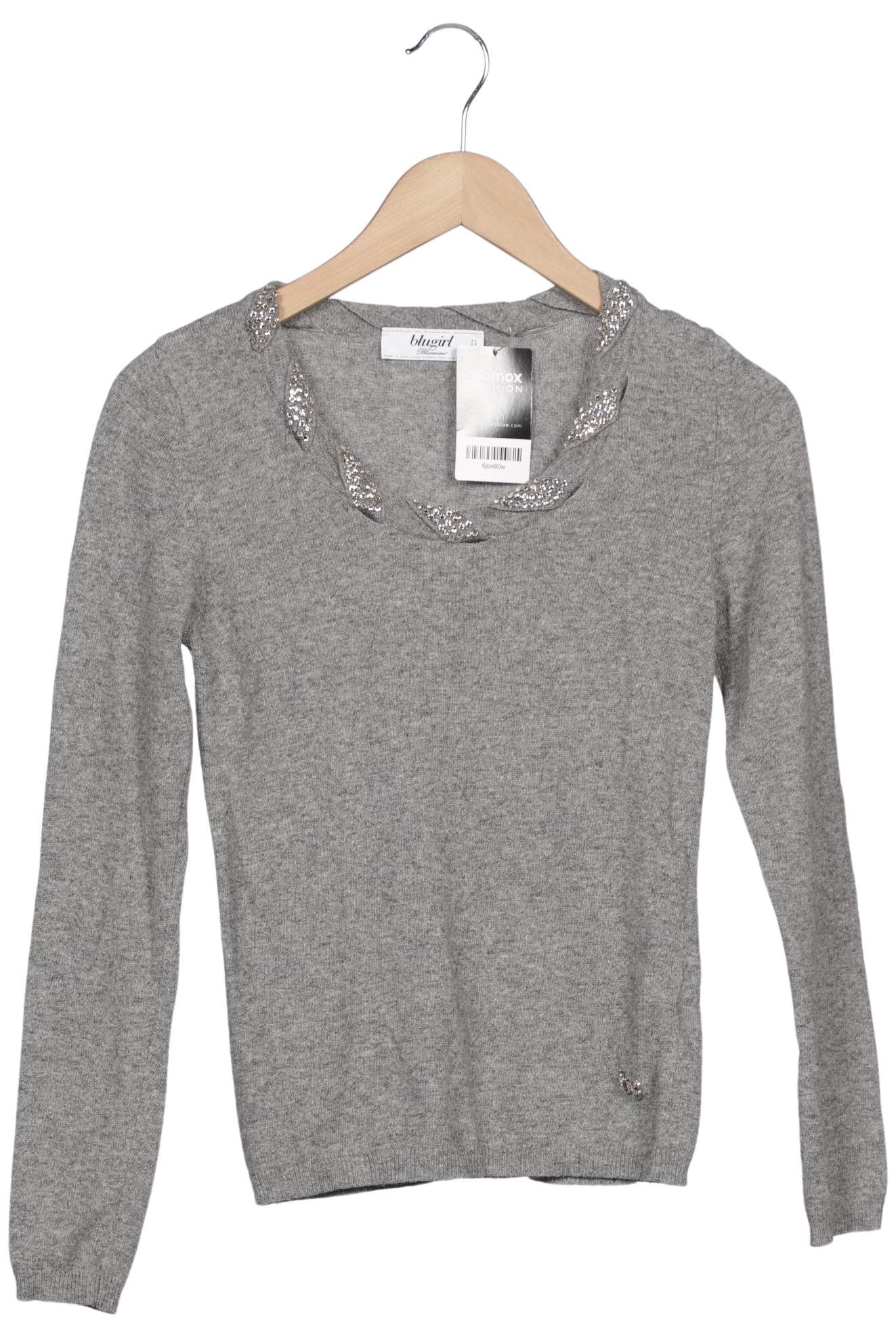 

blugirl Blumarine Damen Pullover, grau, Gr. 34