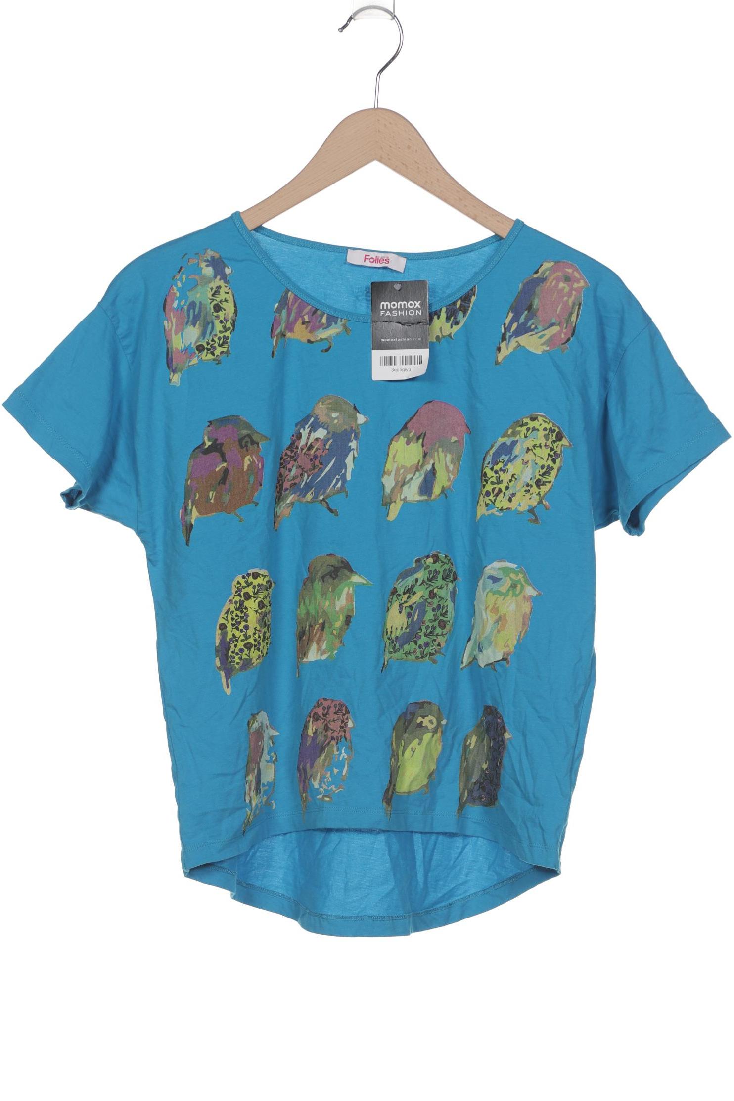 

blugirl Folies by Blumarine Damen T-Shirt, blau, Gr. 38