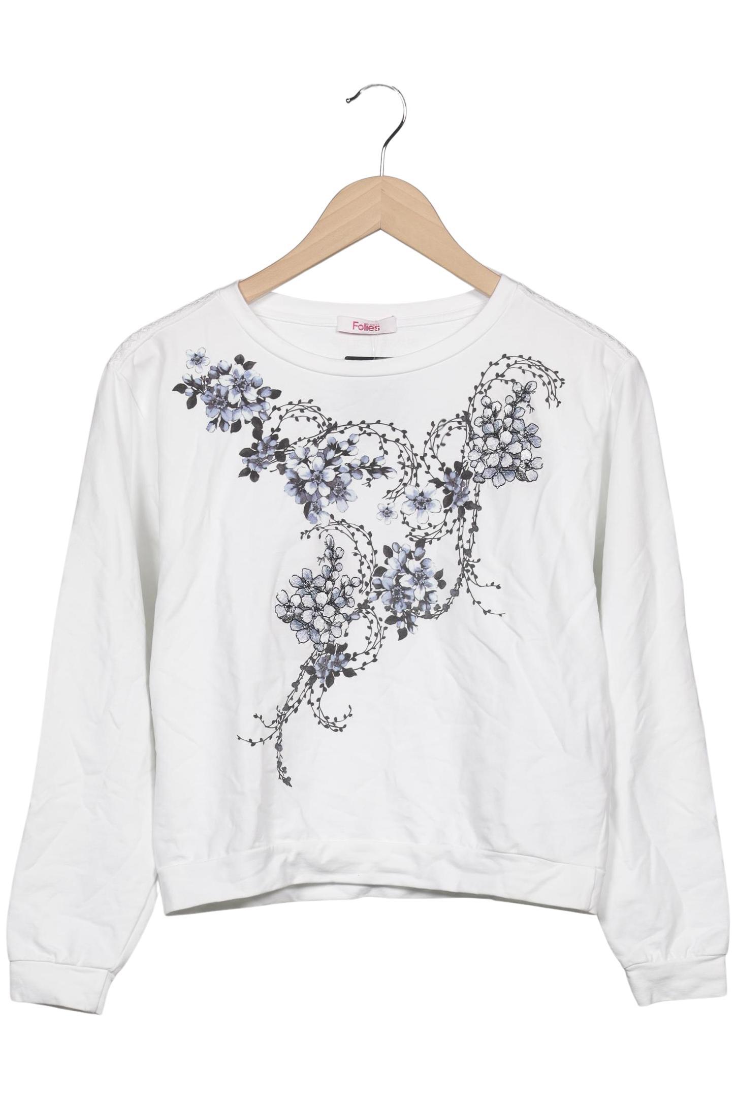 

blugirl Folies by Blumarine Damen Sweatshirt, weiß, Gr. 36