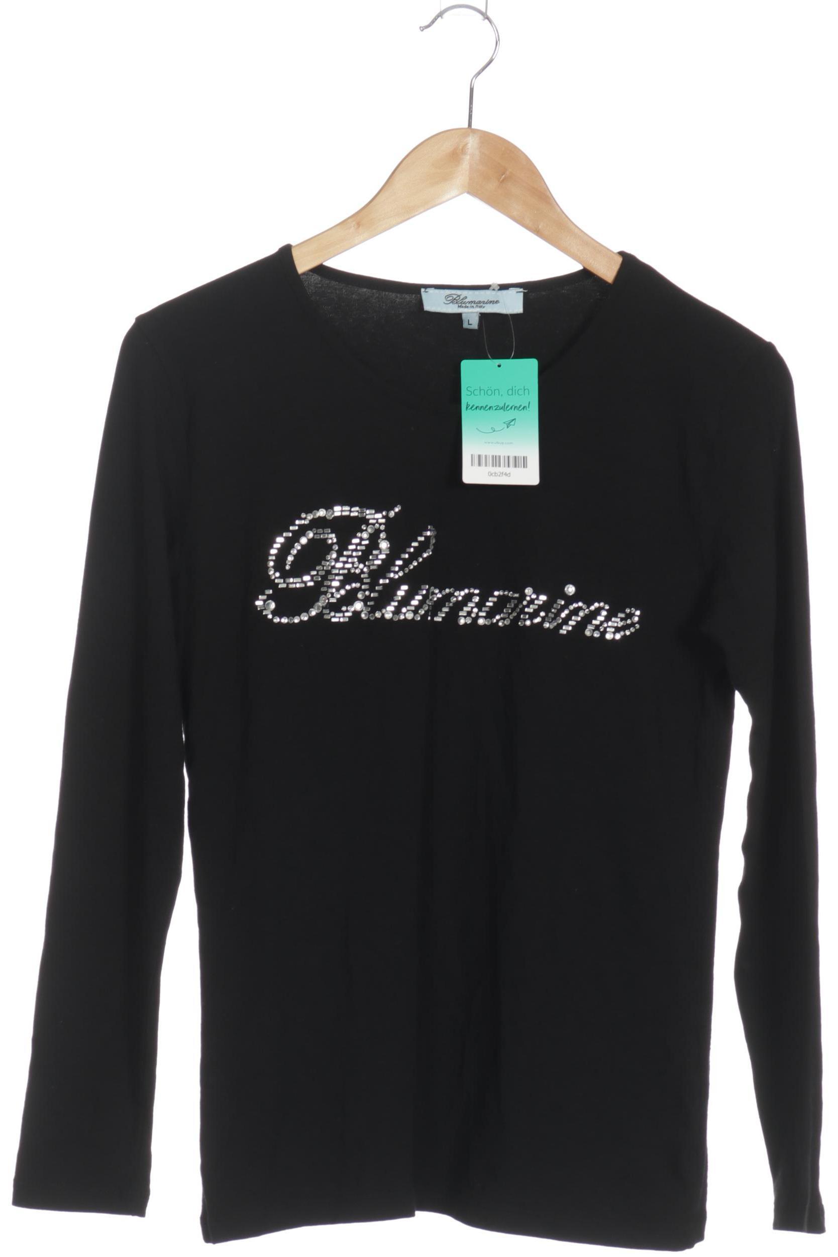 

Blumarine Damen Langarmshirt, blau, Gr.