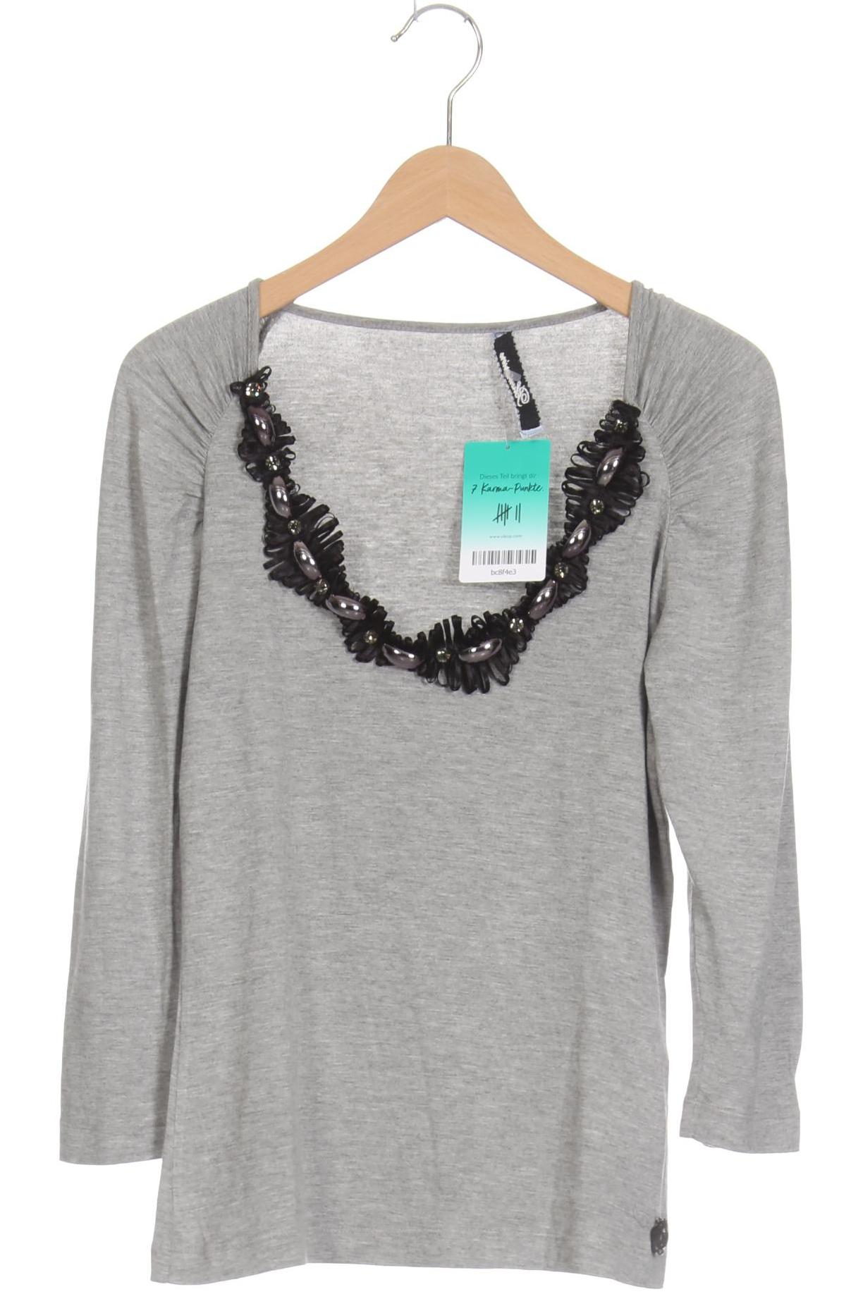 

Blumarine Damen Langarmshirt, grau, Gr. 36