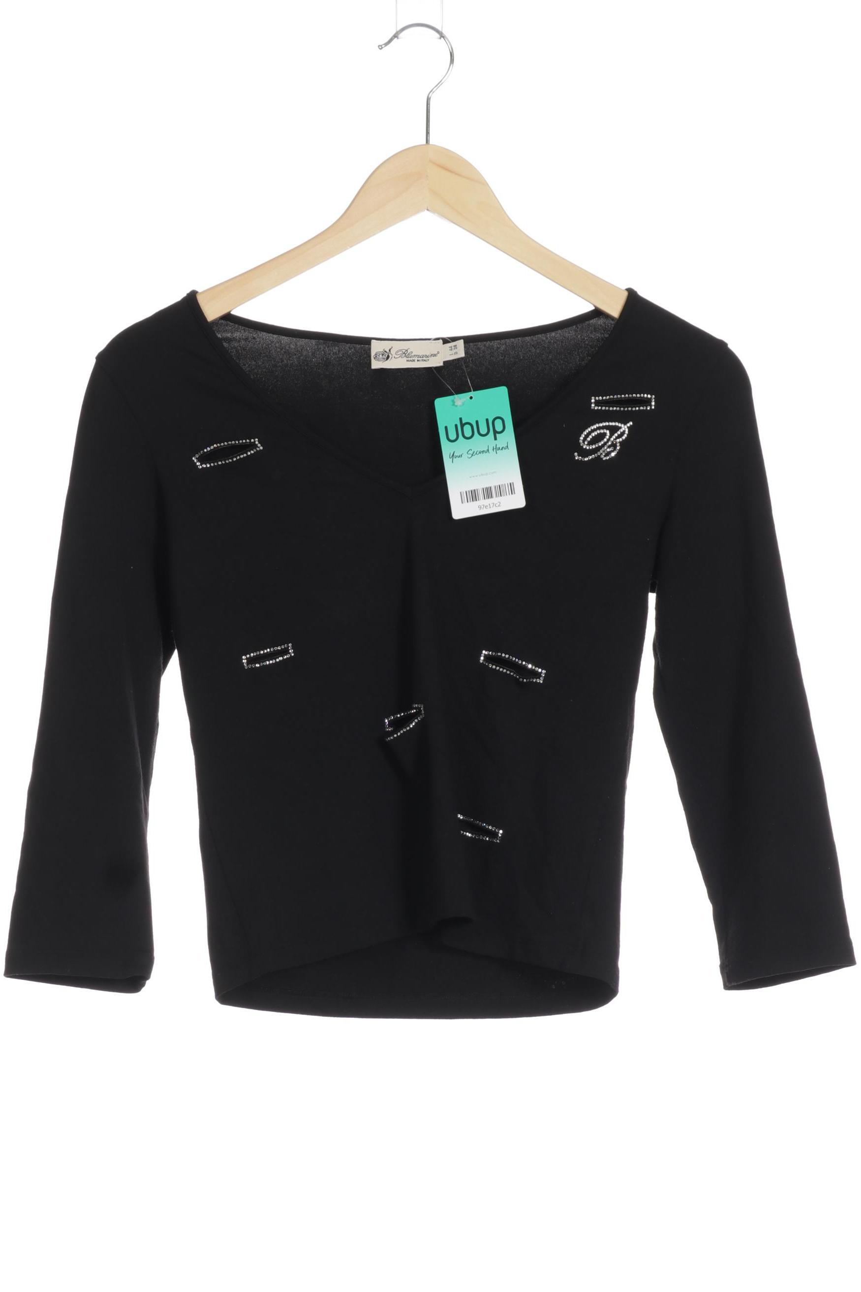 

Blumarine Damen Langarmshirt, schwarz, Gr. 38