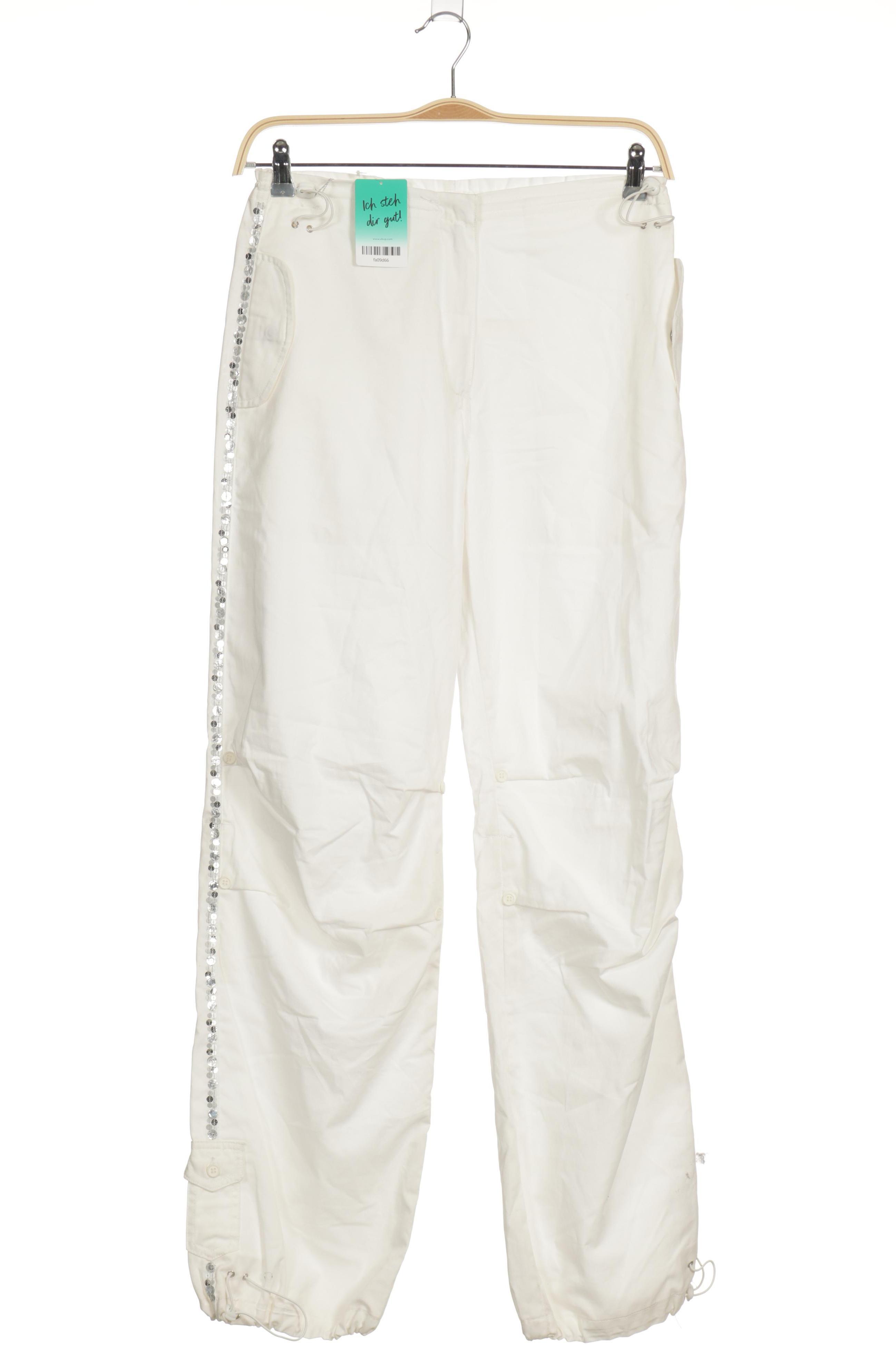 

Blumarine Damen Stoffhose, weiß, Gr. 38