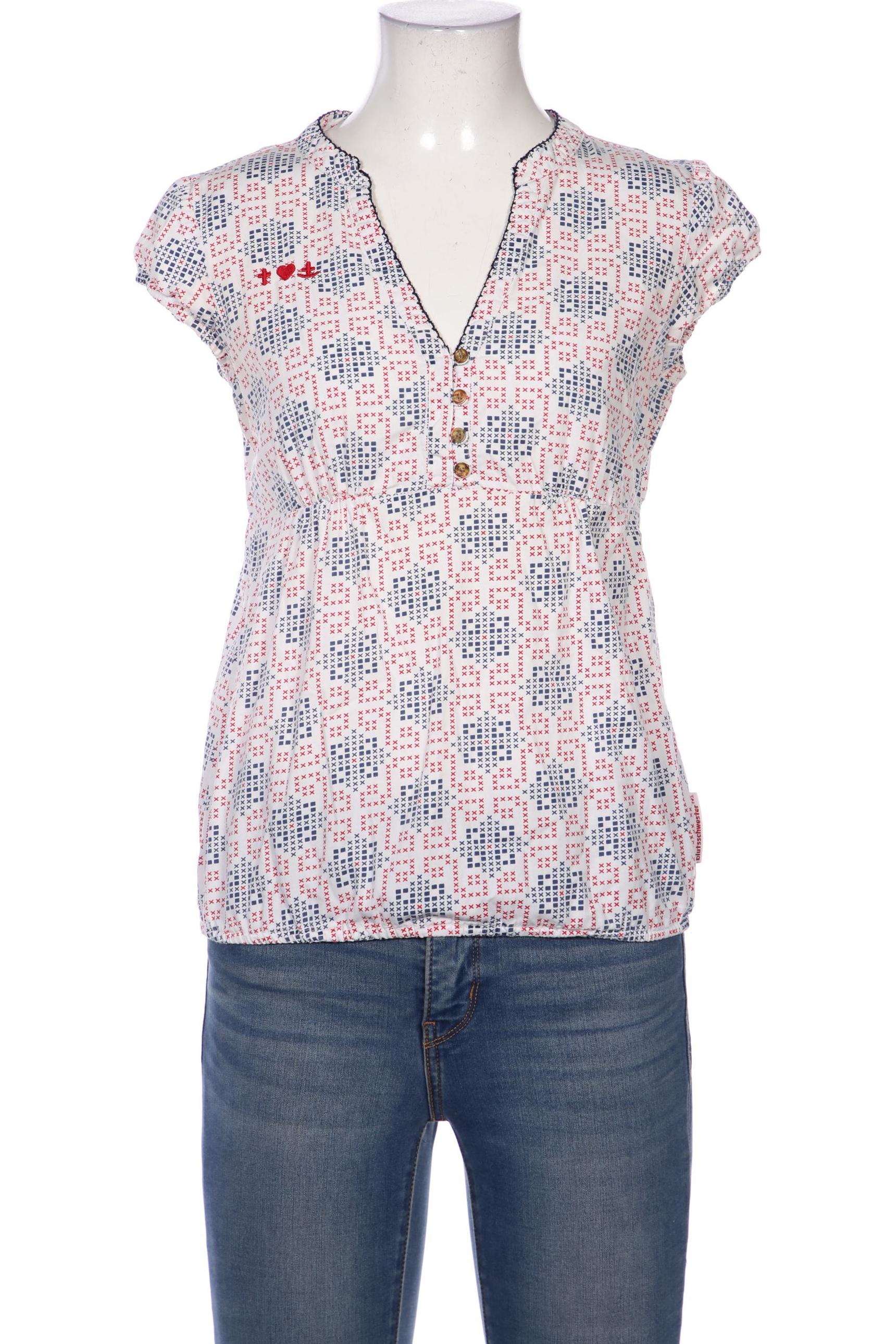 

Blutsgeschwister Damen Bluse, weiß, Gr. 34