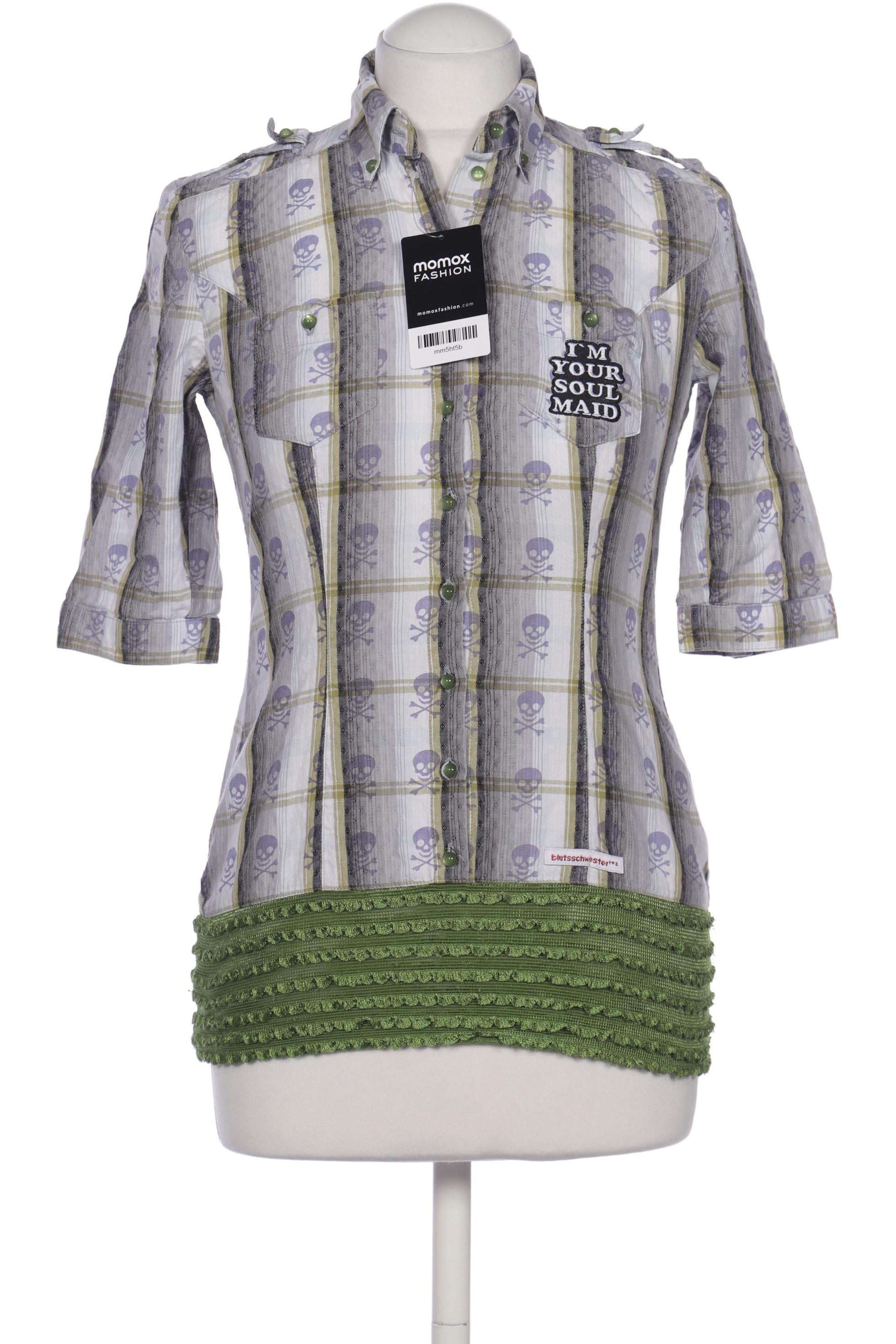 

Blutsgeschwister Damen Bluse, grau, Gr. 36