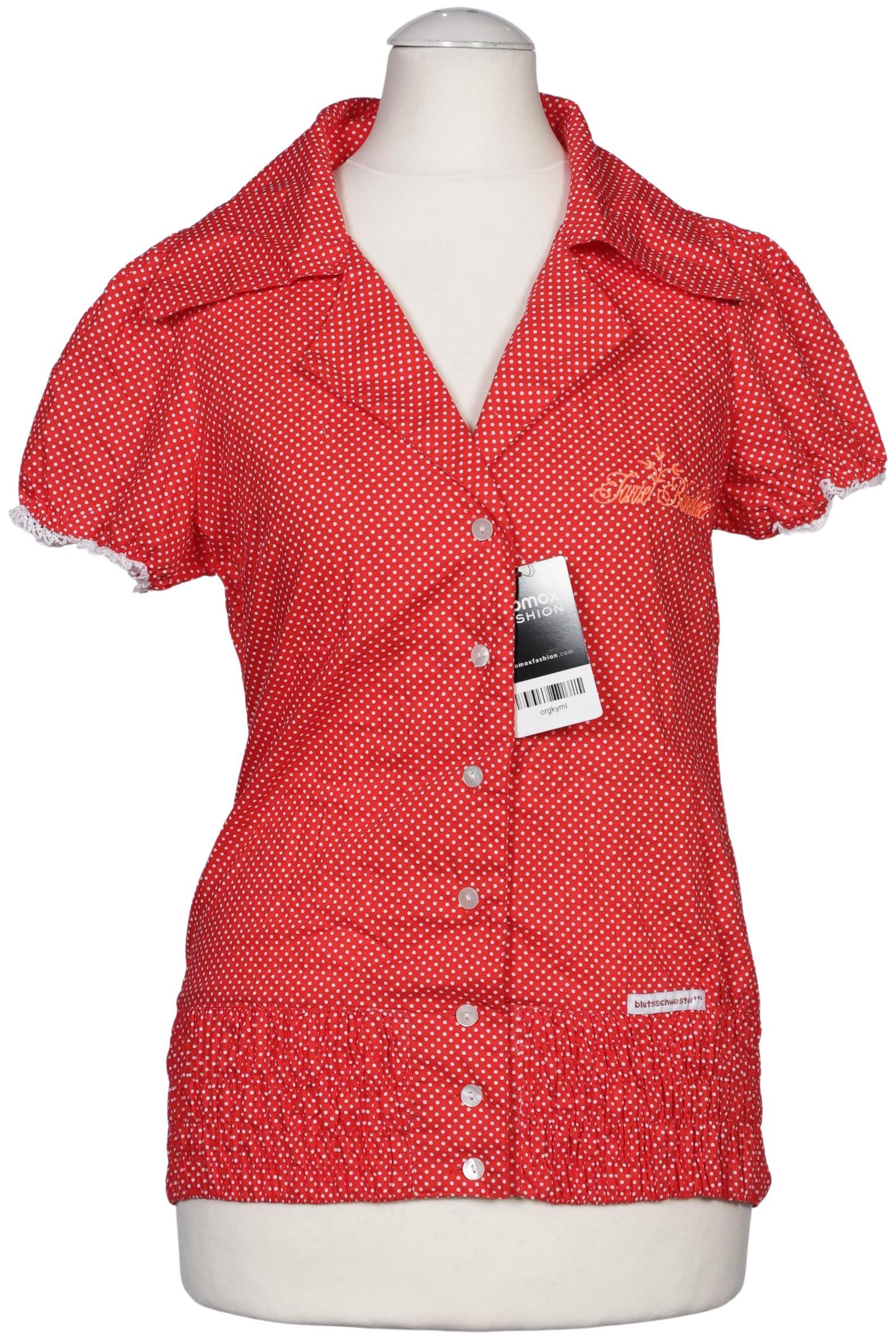 

Blutsgeschwister Damen Bluse, rot, Gr. 36