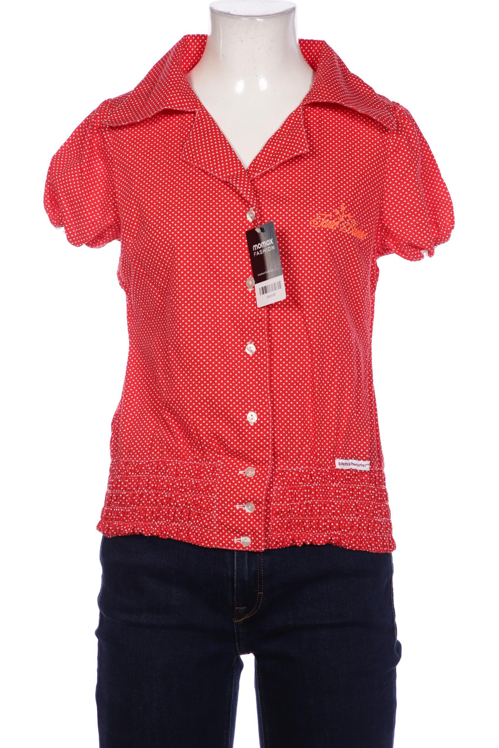 

Blutsgeschwister Damen Bluse, rot, Gr. 38