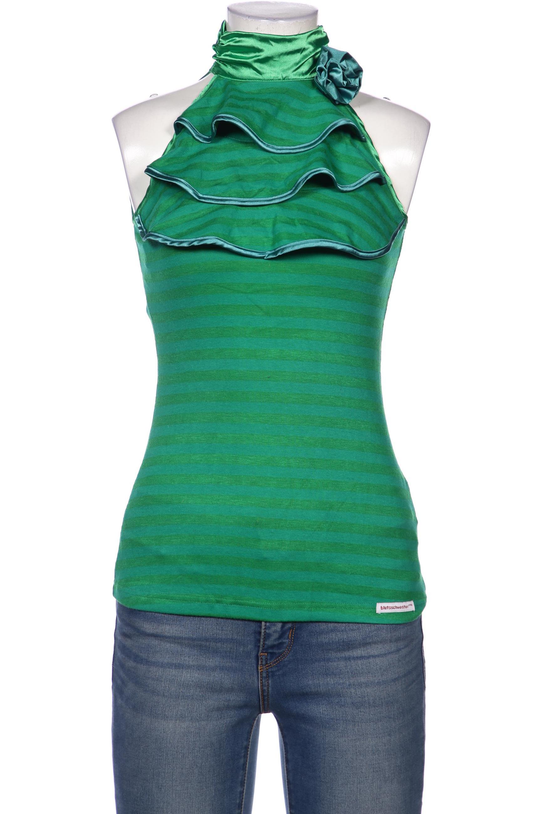 

Blutsgeschwister Damen Bluse, grün, Gr. 34