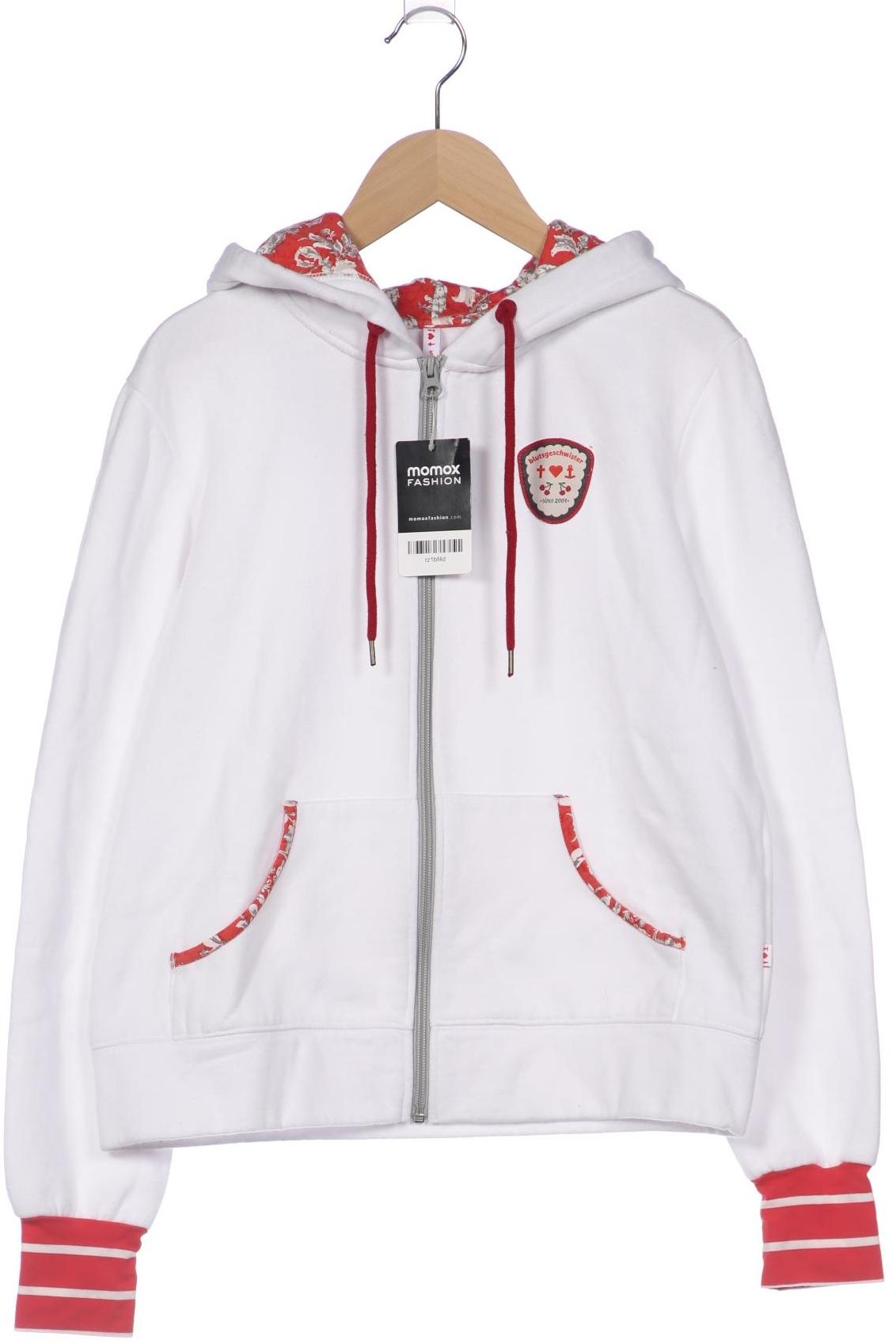 

Blutsgeschwister Damen Kapuzenpullover, weiß, Gr. 36