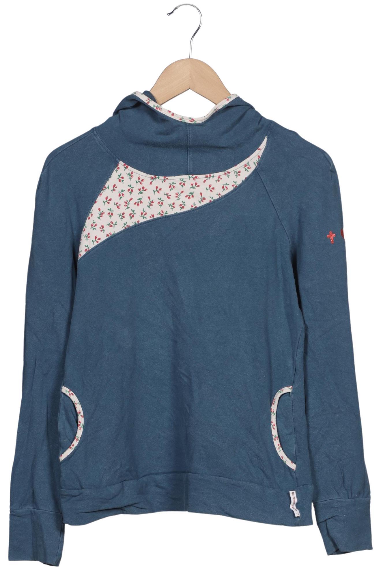 

Blutsgeschwister Damen Kapuzenpullover, blau, Gr. 38