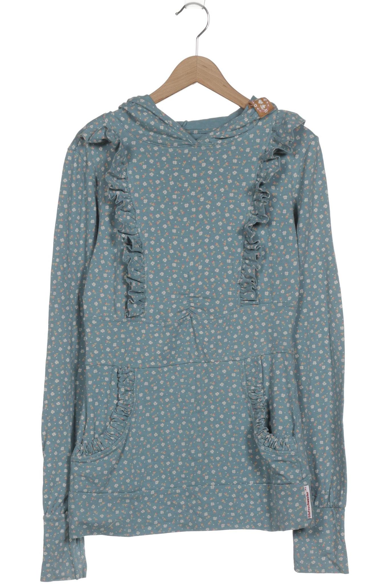 

Blutsgeschwister Damen Kapuzenpullover, türkis, Gr. 36
