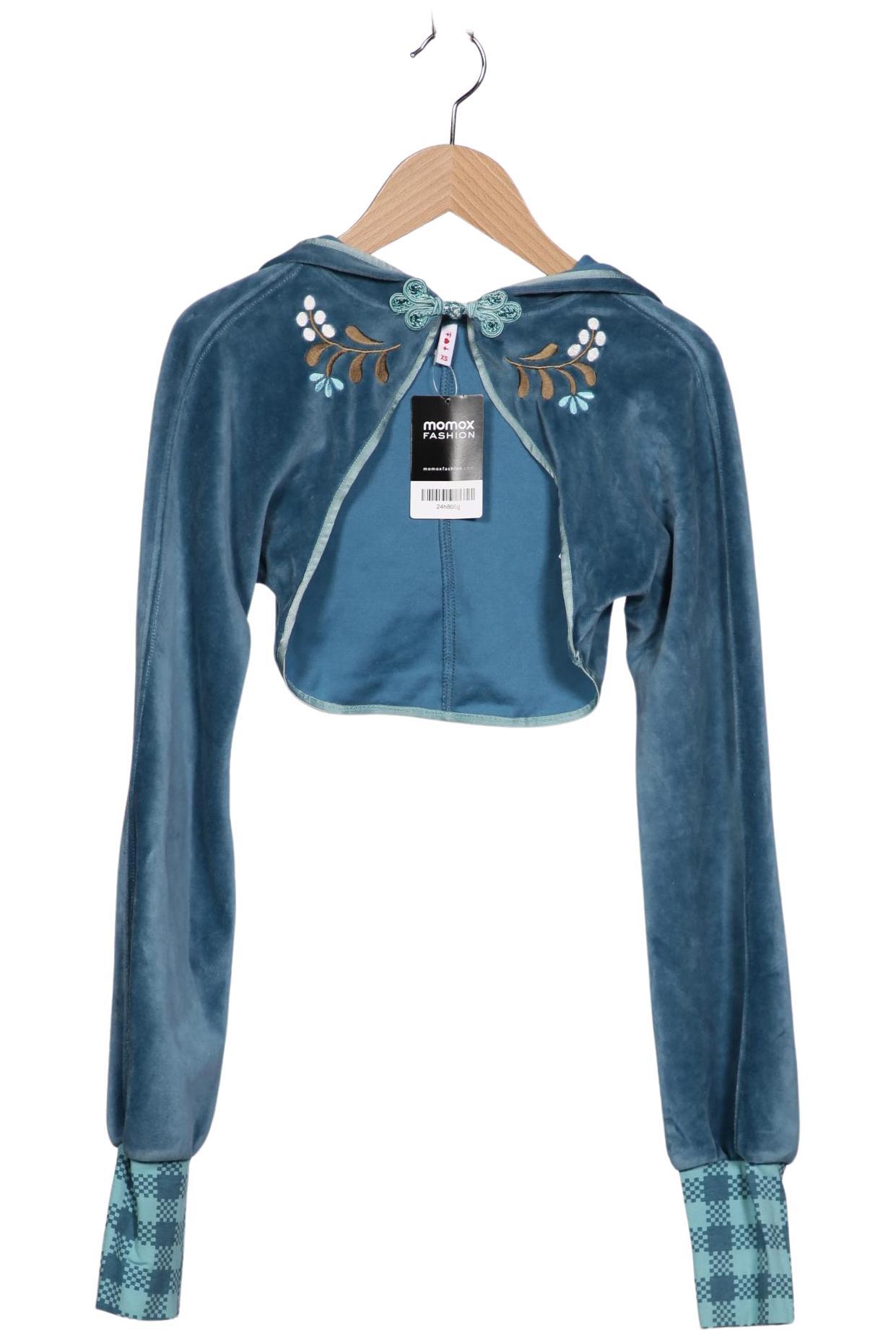 

Blutsgeschwister Damen Kapuzenpullover, türkis, Gr. 34