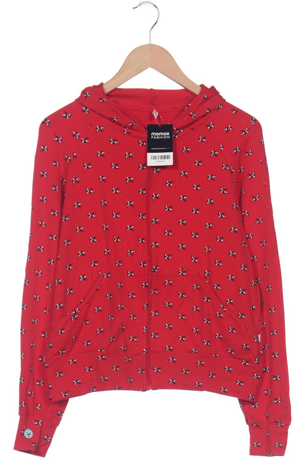

Blutsgeschwister Damen Kapuzenpullover, rot, Gr. 44
