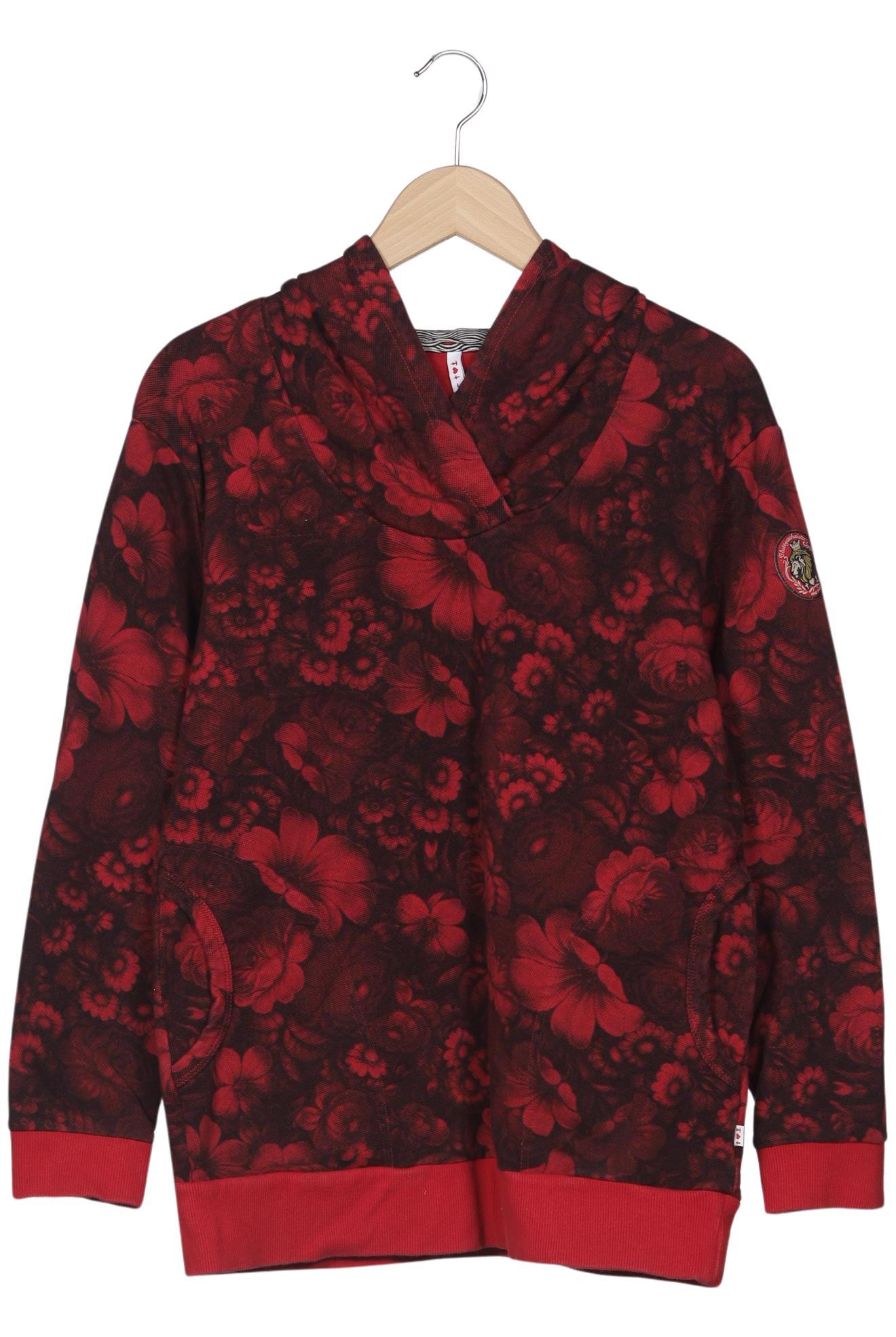 

Blutsgeschwister Damen Kapuzenpullover, rot, Gr. 42