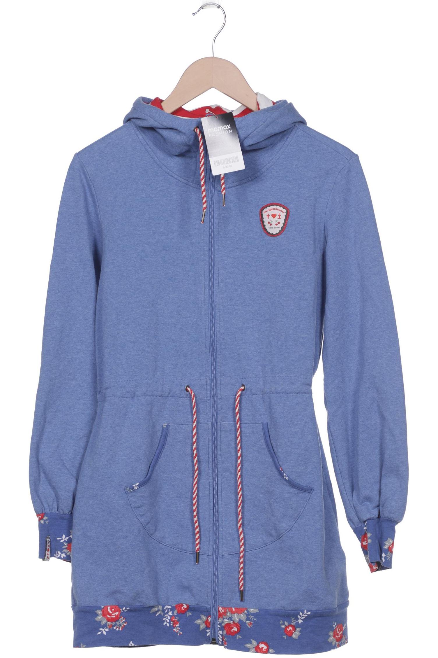 

Blutsgeschwister Damen Kapuzenpullover, blau, Gr. 36