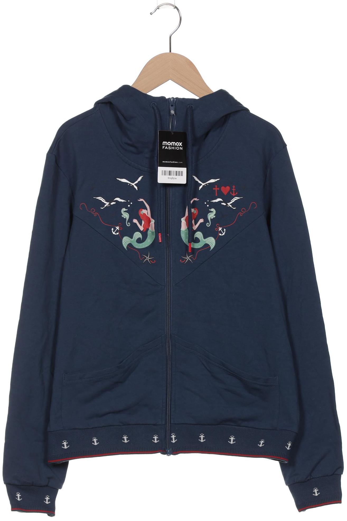 

Blutsgeschwister Damen Kapuzenpullover, marineblau, Gr. 38