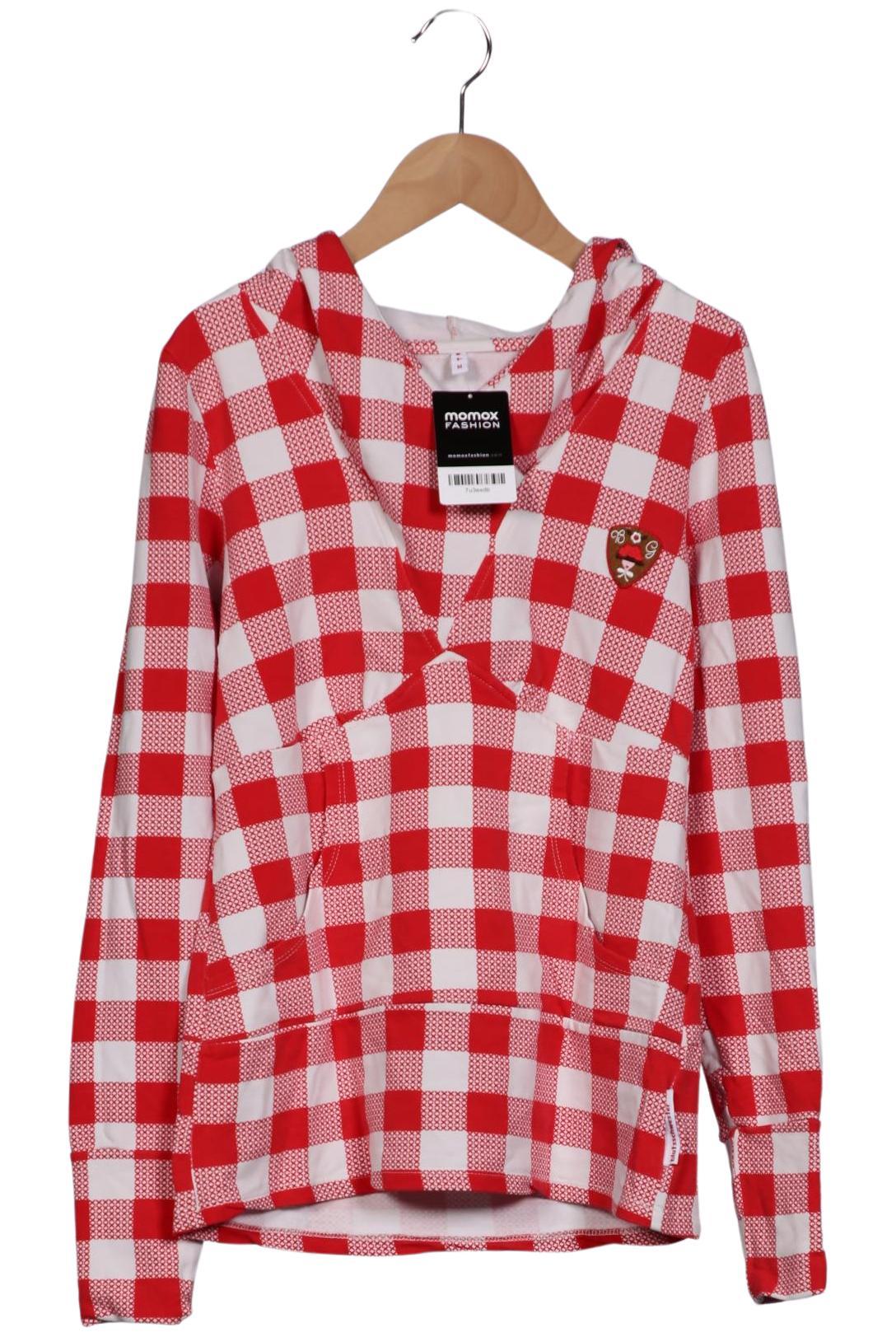 

Blutsgeschwister Damen Kapuzenpullover, rot, Gr. 38
