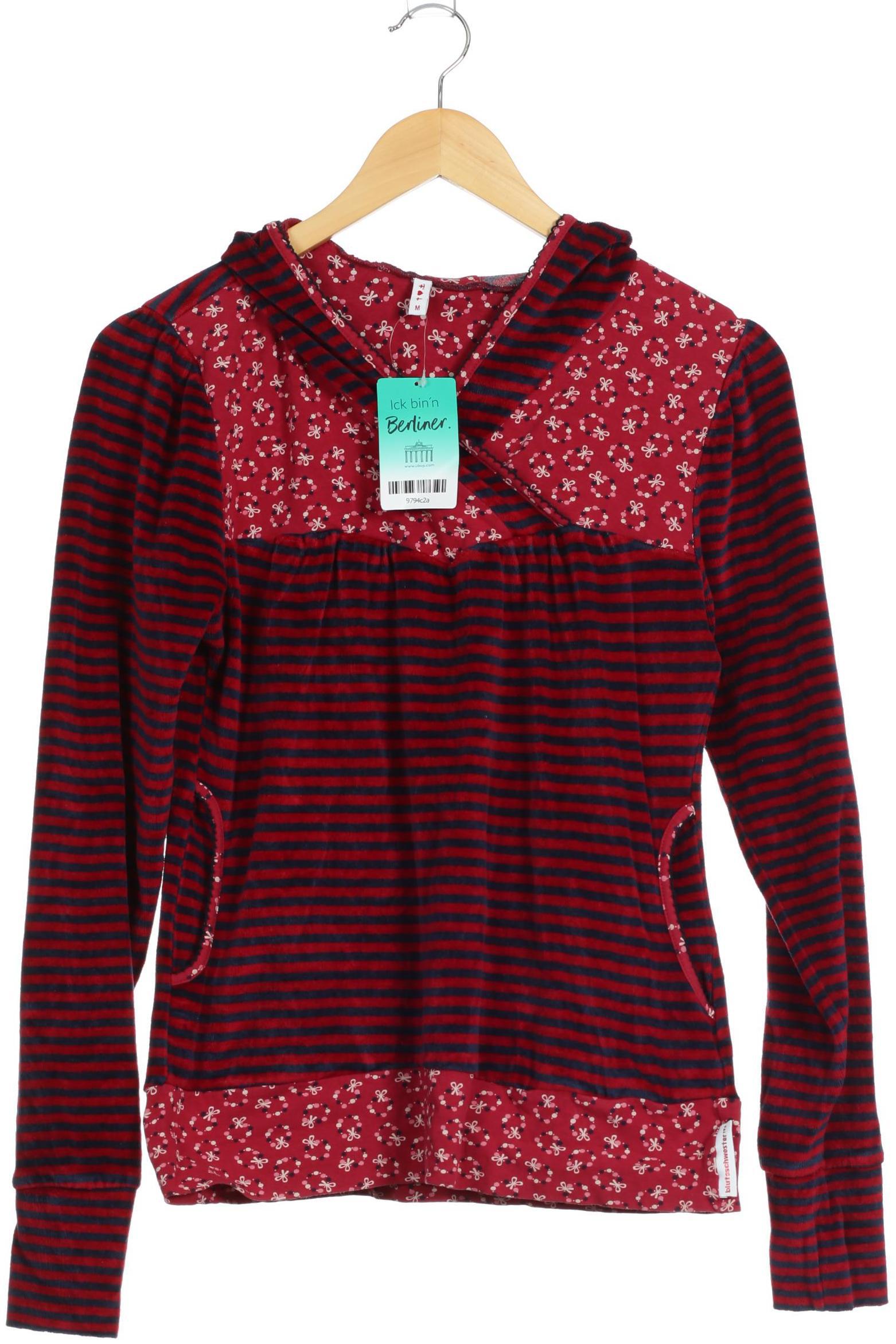 

Blutsgeschwister Damen Kapuzenpullover, rot, Gr.
