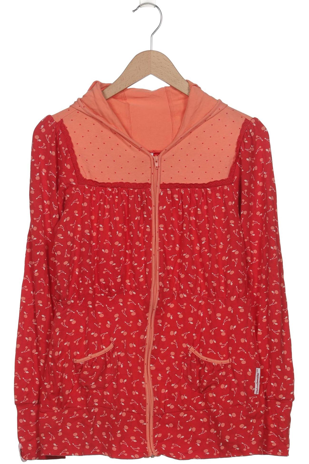 

Blutsgeschwister Damen Kapuzenpullover, rot, Gr. 42