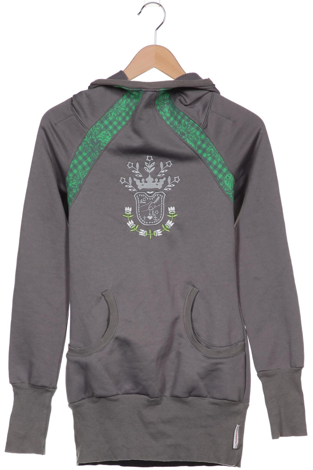 

Blutsgeschwister Damen Kapuzenpullover, grau